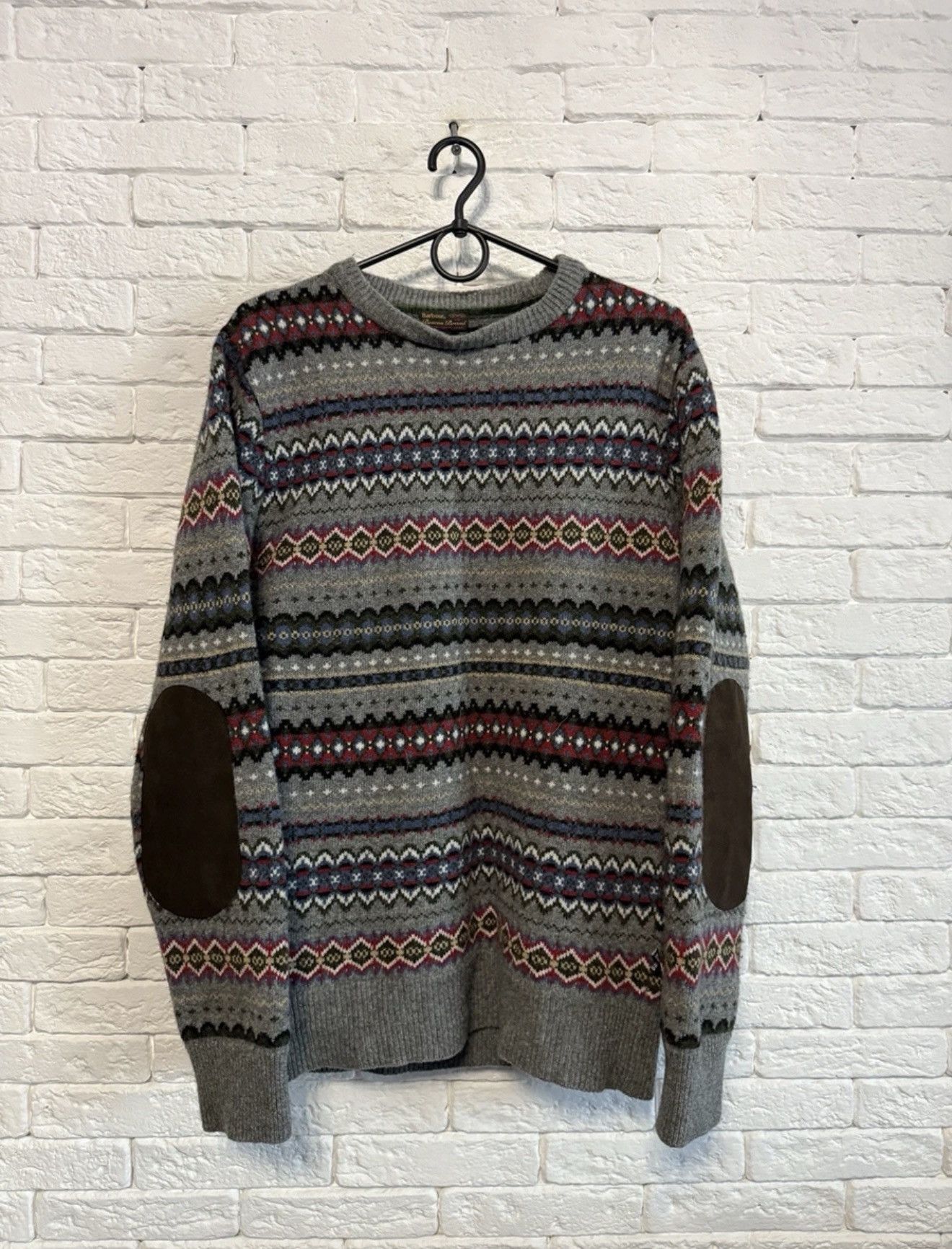 Barbour Barbour Knit Sweater Wool Fair Isle Sz M Size US M / EU 48-50 / 2 - 1 Thumbnail
