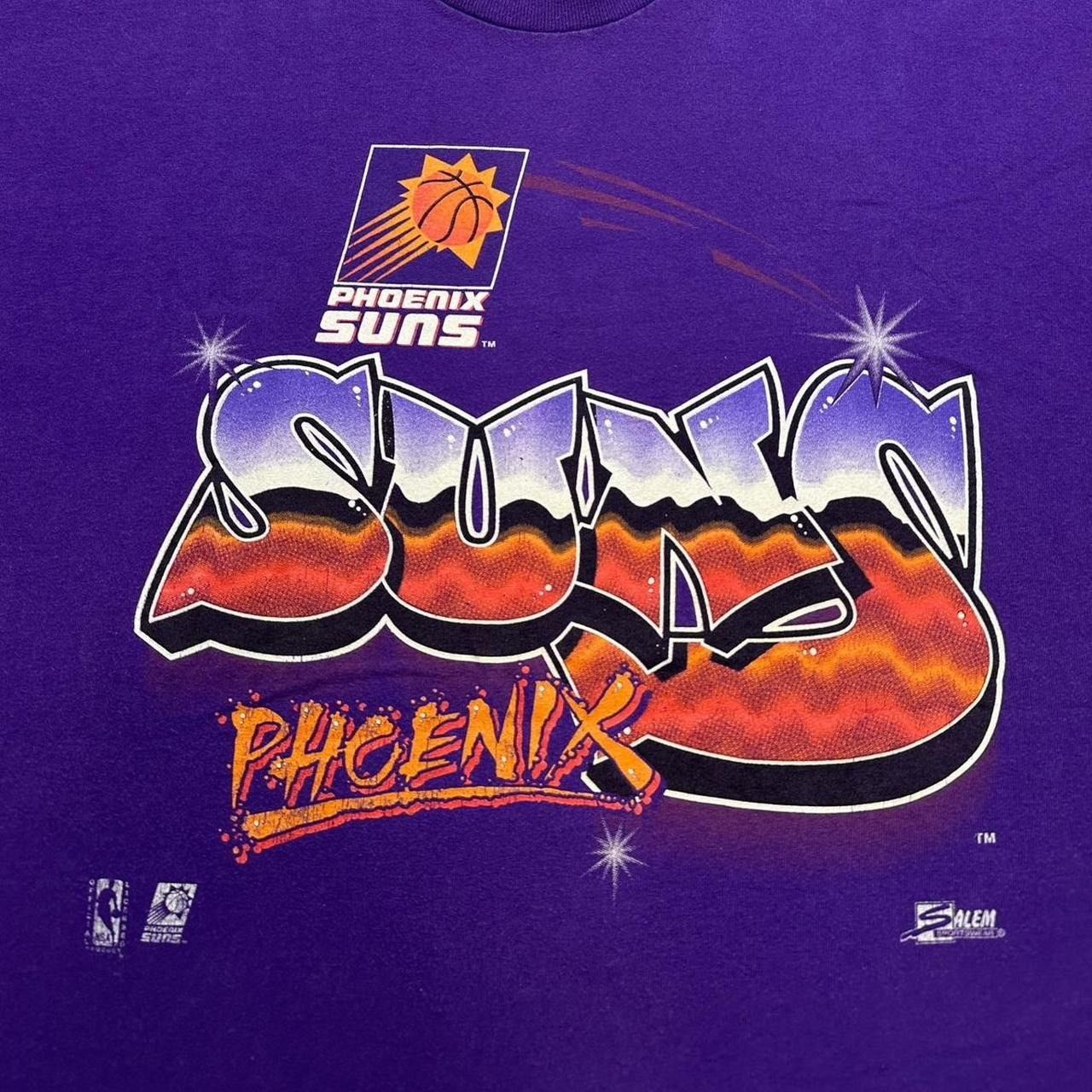 NBA × Salem Sportswear × Vintage Vintage Phoenix Suns Graffiti T-Shirt Size US XL / EU 56 / 4 - 3 Thumbnail