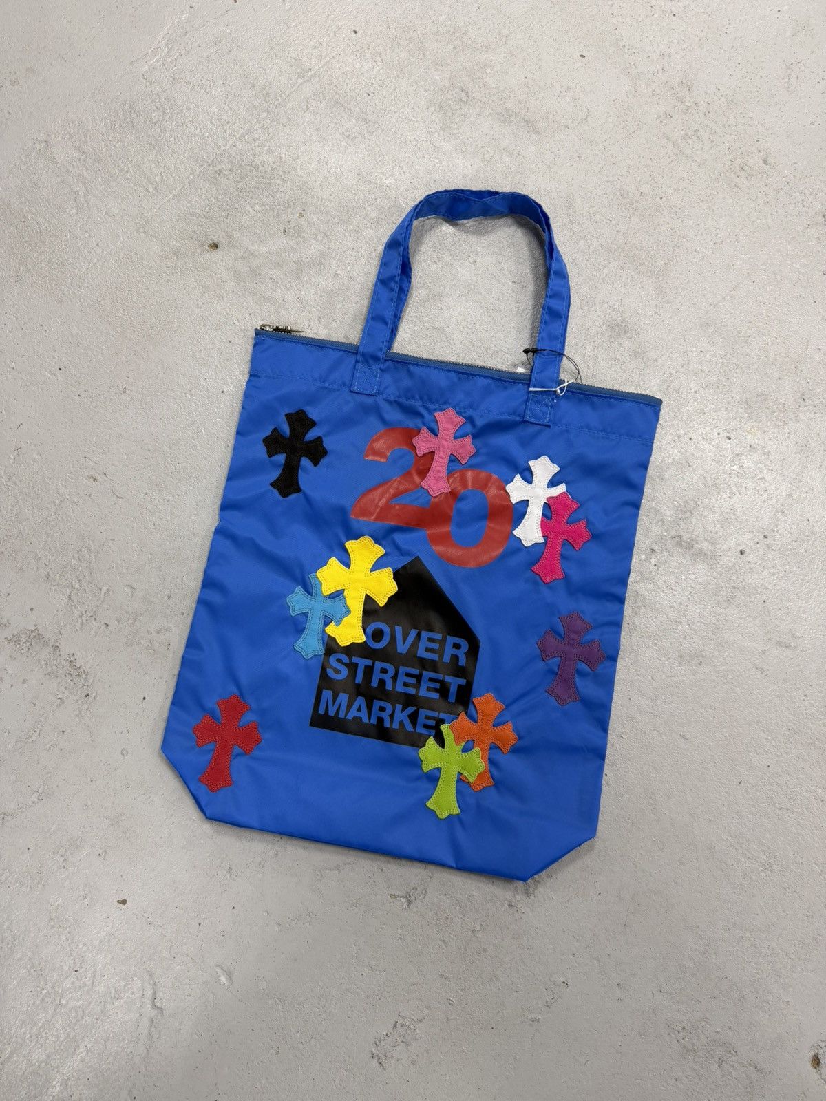 Chrome Hearts × Dover Street Market Chrome Hearts DSM 20th Anni 1 of 1 Multicolor Cross Tote Bag Size ONE SIZE - 7 Thumbnail