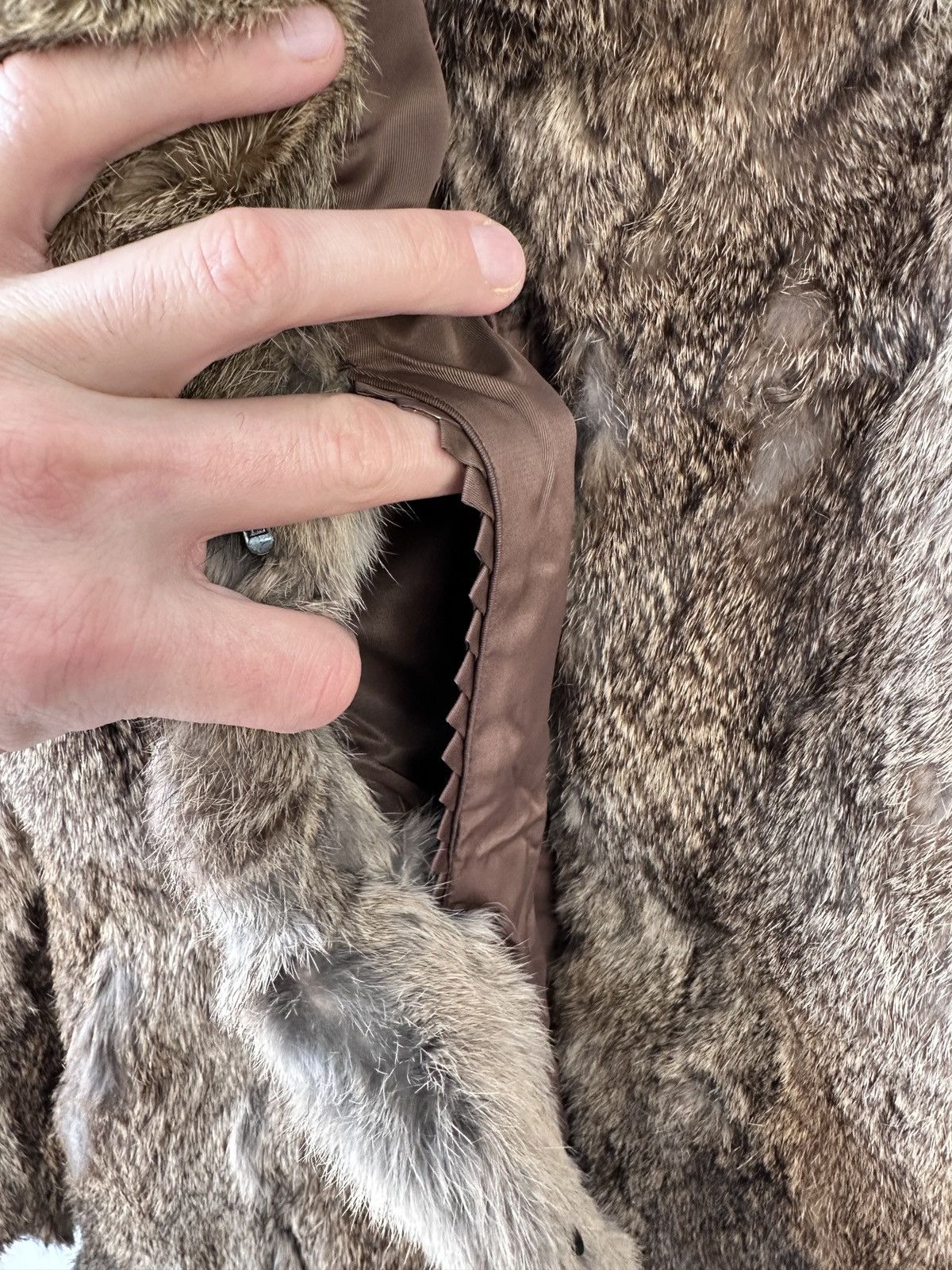 Other Vintage Real Fur Coat Jacket Brown Size 40 M Genuine Fur Size S / US 4 / IT 40 - 10 Thumbnail
