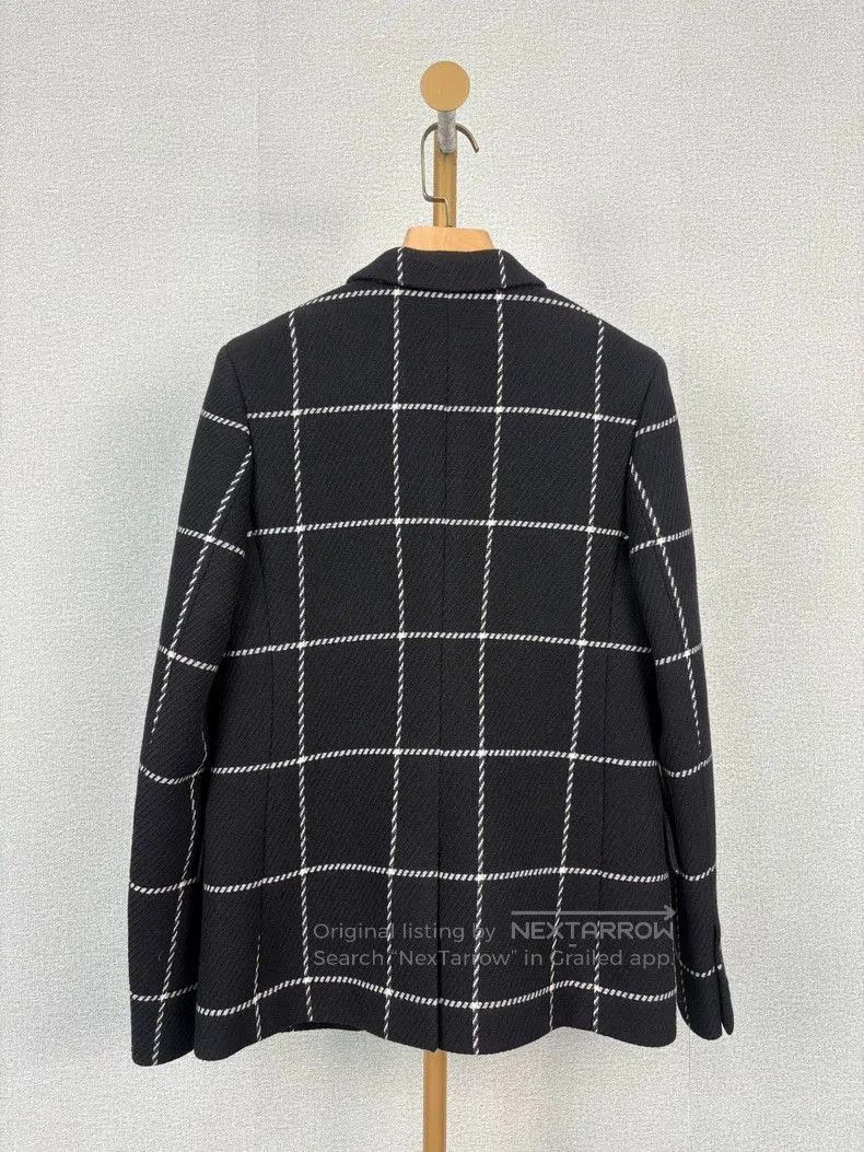 Dior Dior Wool Black Plaid Blazer. Size US XS / EU 42 / 0 - 2 Thumbnail