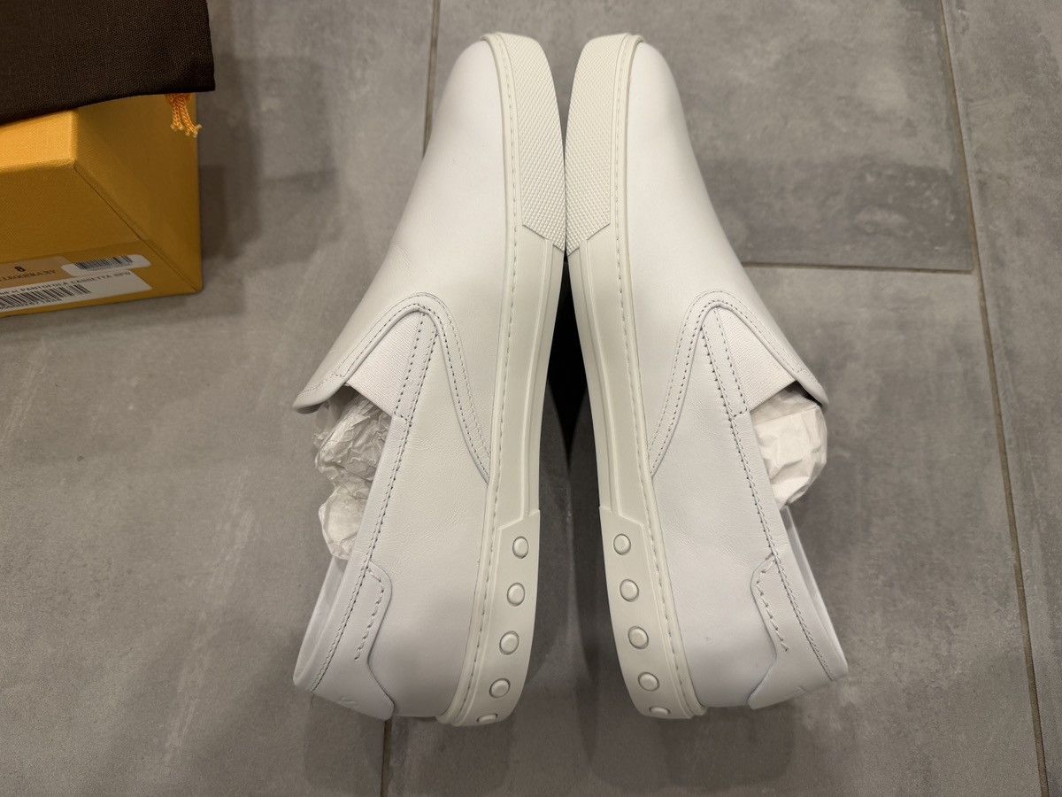 Tod's Tod's Pantofola slip-on loafers in white leather size 8 Size US 8 / EU 41 - 8 Thumbnail