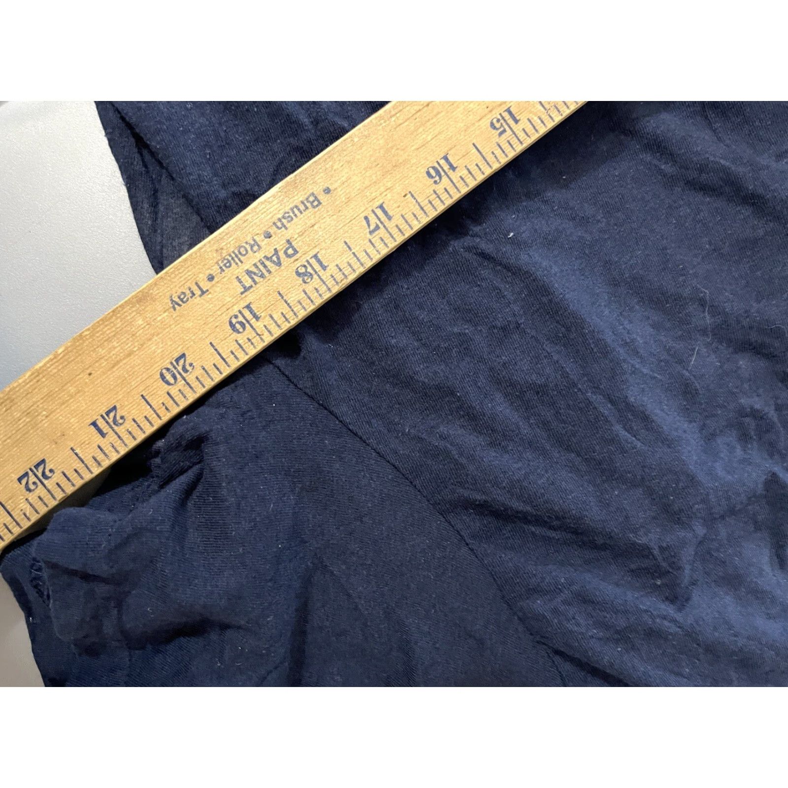 Levi's LEVIS MENS LONG SLEEVE T SHIRT Sz XL Navy Blue Solid Sleepwear T Size US XL / EU 56 / 4 - 5 Thumbnail