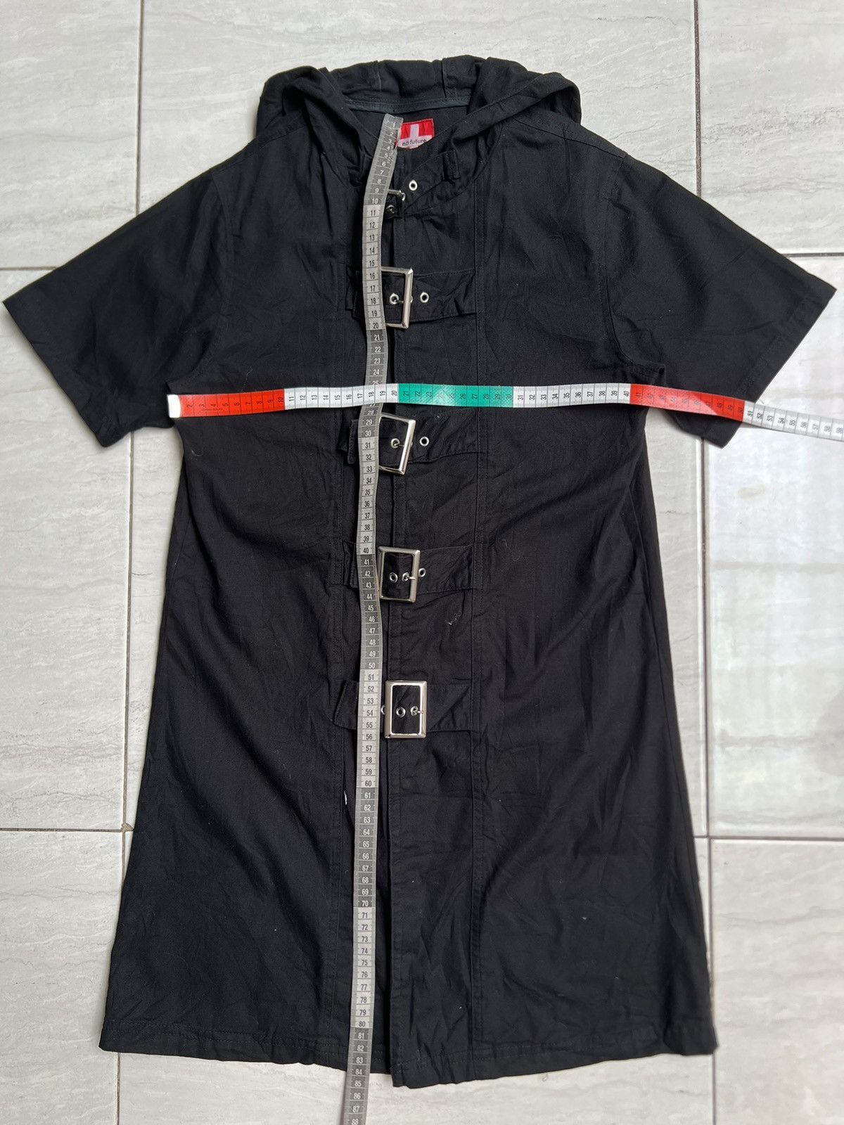No Future No Future Punk Bondage Black Hood Size XS / US 0-2 / IT 36-38 - 10 Thumbnail