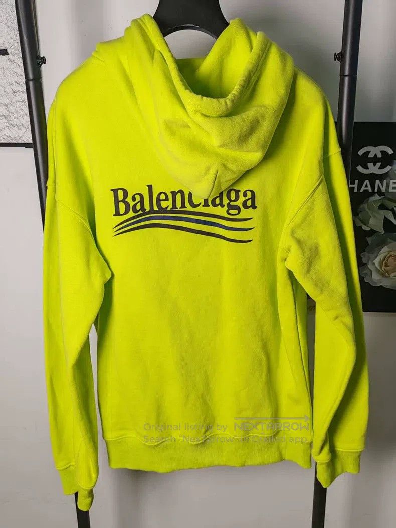 Balenciaga Balenciaga Wave Pattern Hoodie Size US XS / EU 42 / 0 - 1 Thumbnail