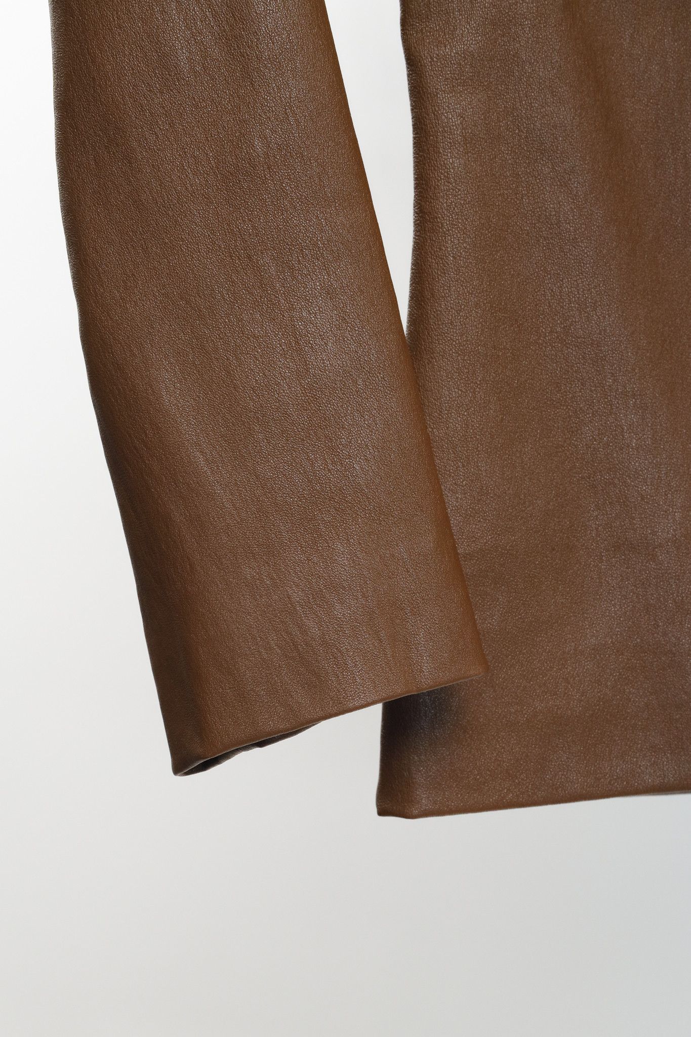 The Row The Row Brown Leather Top Size S / US 4 / IT 40 - 6 Thumbnail