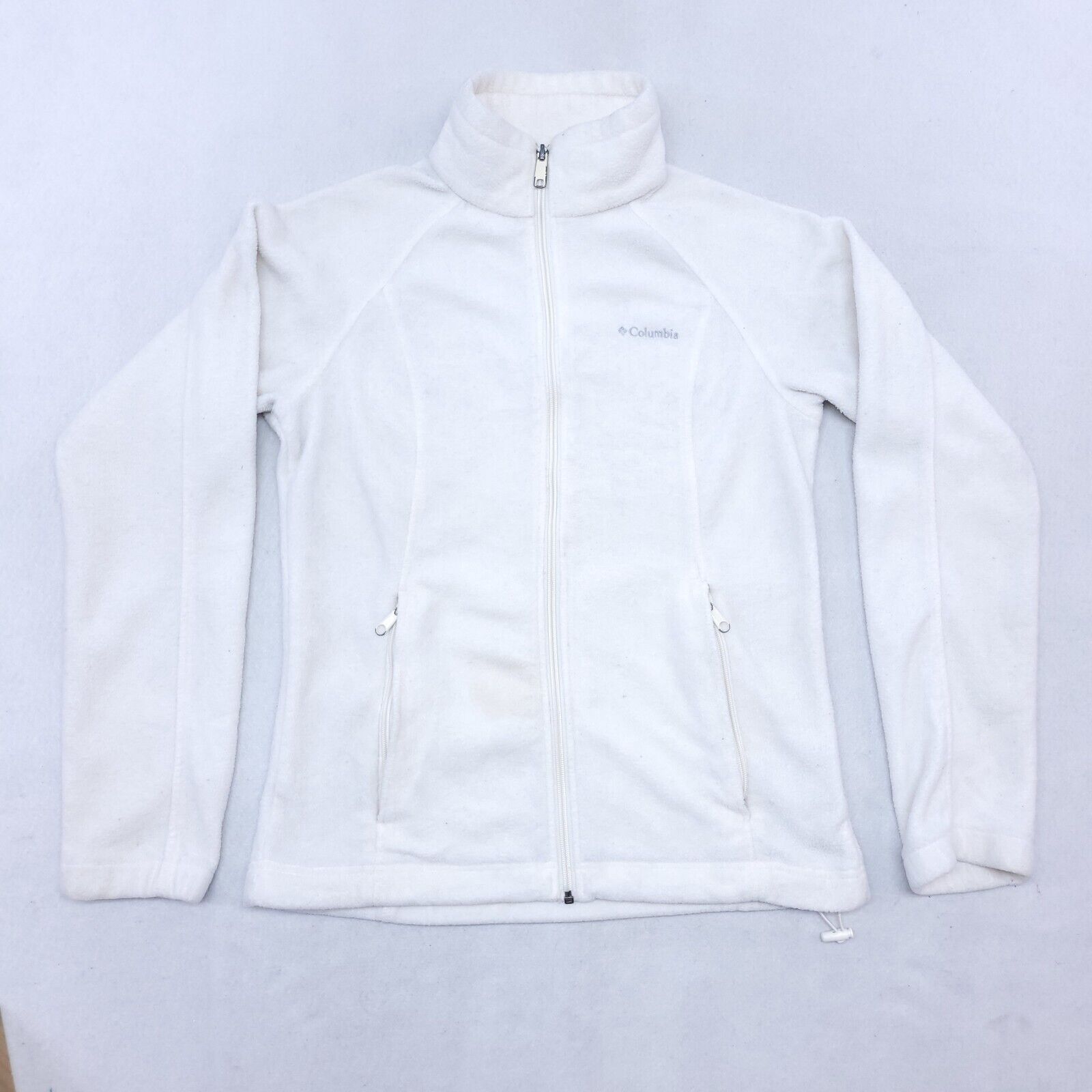 Columbia Columbia Long Sleeve Zip Up Jacket Women Size Medium M White Size M / US 6-8 / IT 42-44 - 2 Thumbnail