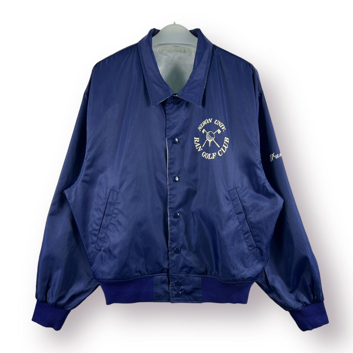 🔥 Nihon University Golf Club Reversible Bomber Jacket - M