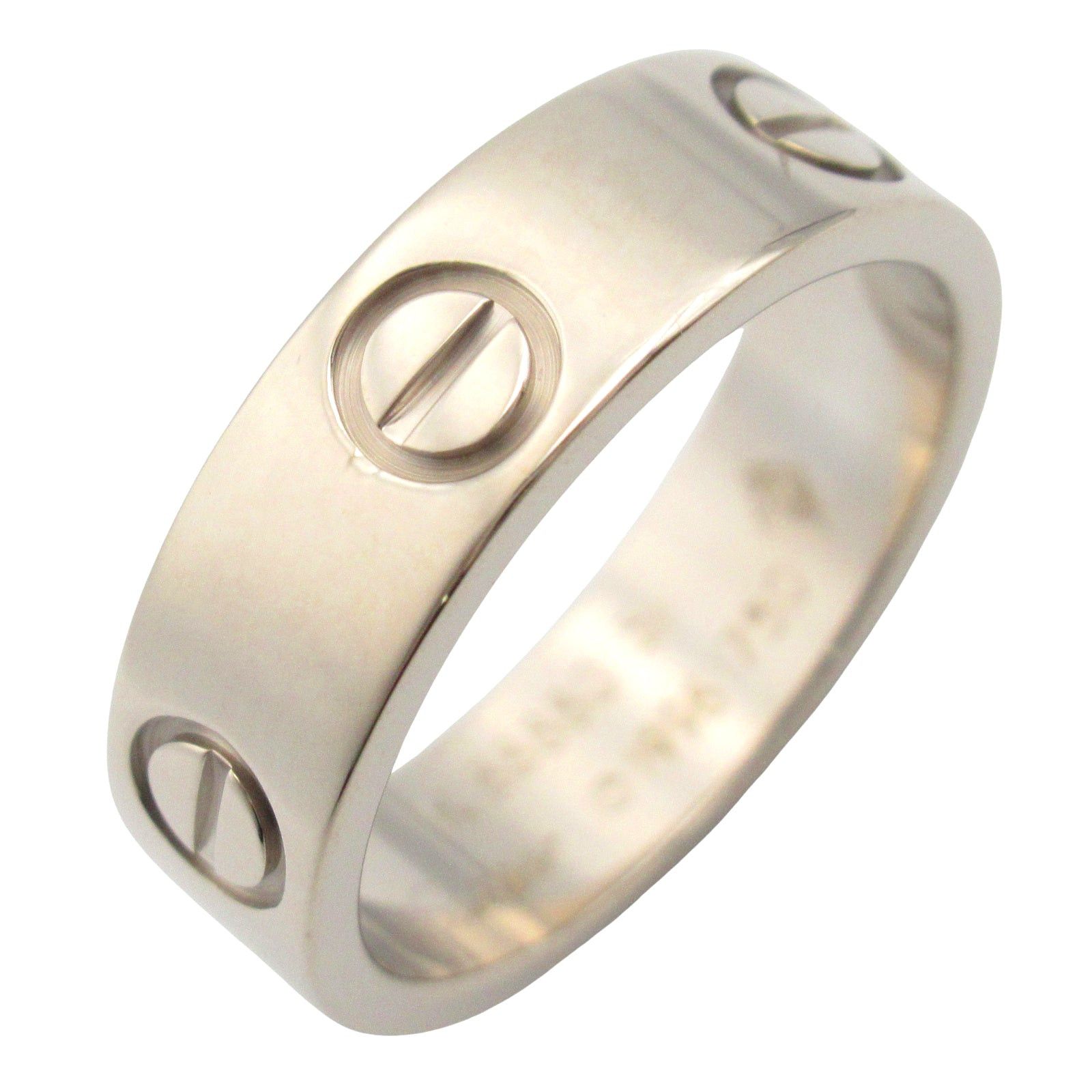Cartier Cartier Love Ring K18Wg (White Gold) Silver Size ONE SIZE - 1 Thumbnail