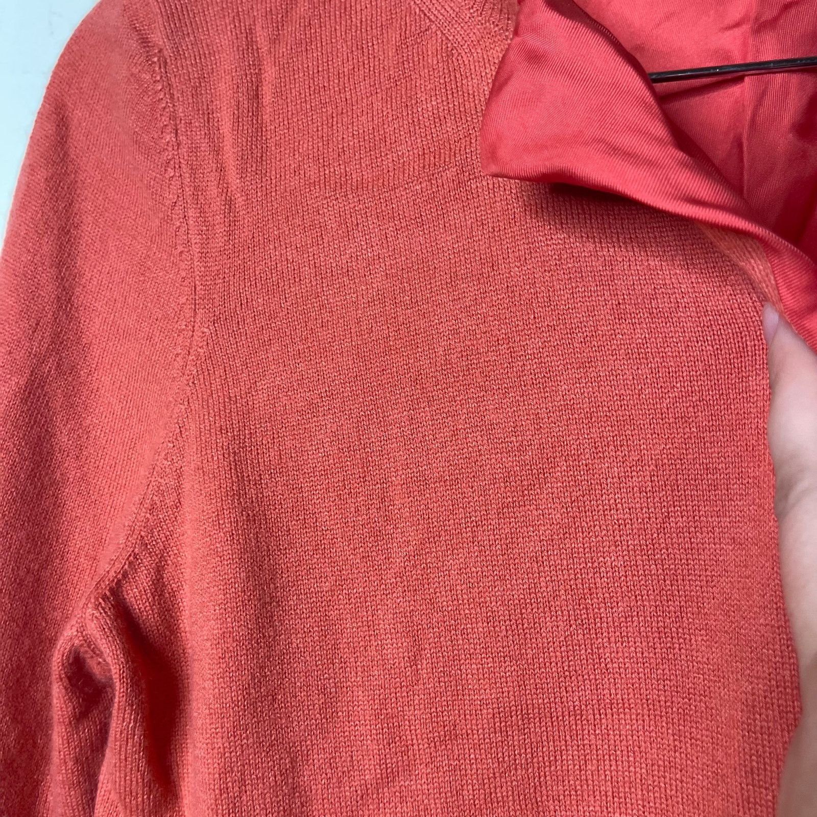 Bottega Veneta Bottega Veneta Cashmere Silk Coral Open Front Cardigan Size M / US 6-8 / IT 42-44 - 5 Thumbnail