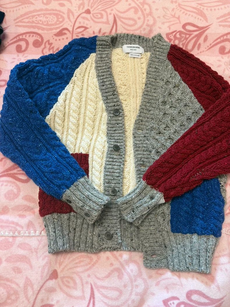 Thom Browne Thom Browne Color-matched cardigan Size US S / EU 44-46 / 1 - 1 Thumbnail