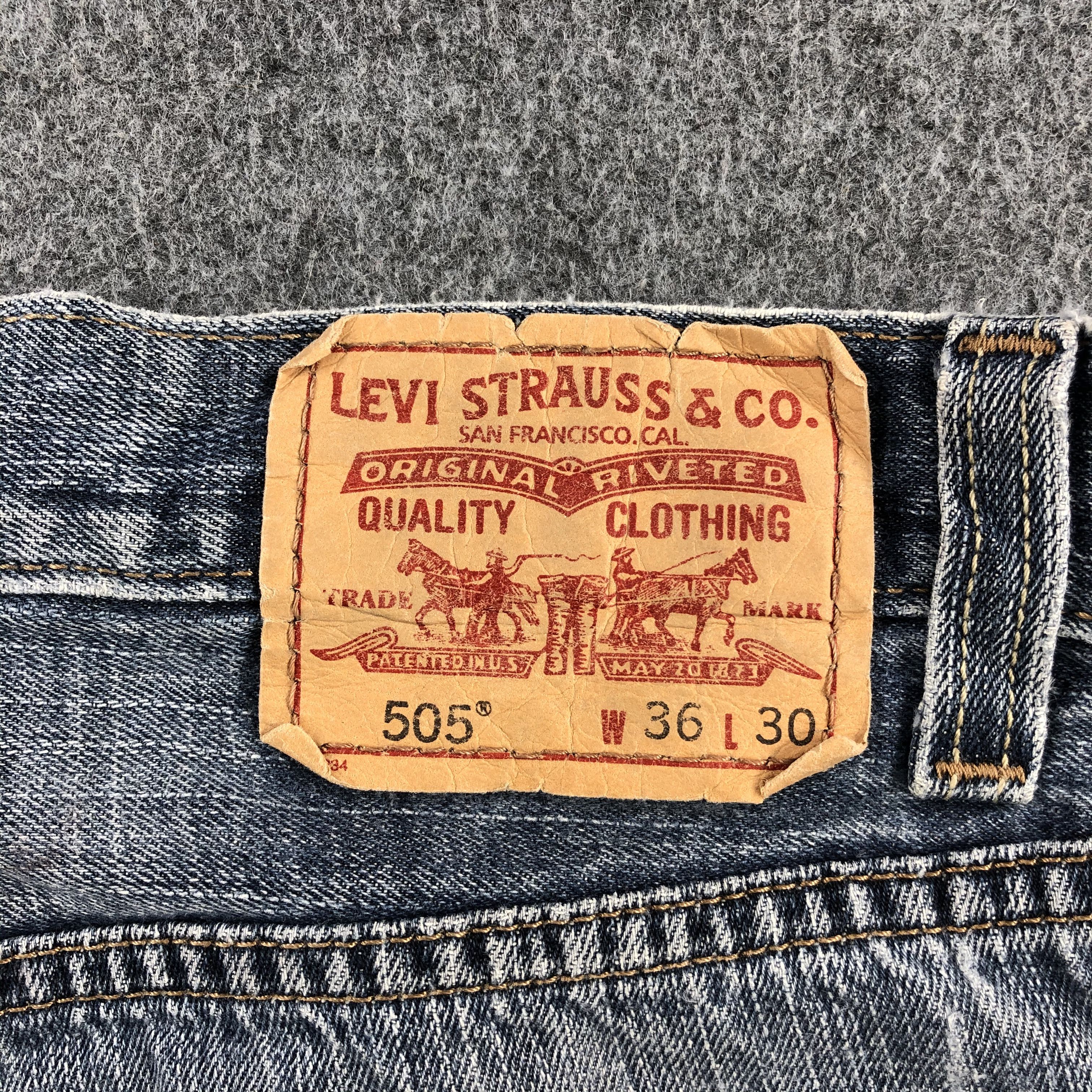 Levi's Vintage Levis 505 Earth Tone Jeans-J1463 Size US 36 / EU 52 - 4 Thumbnail