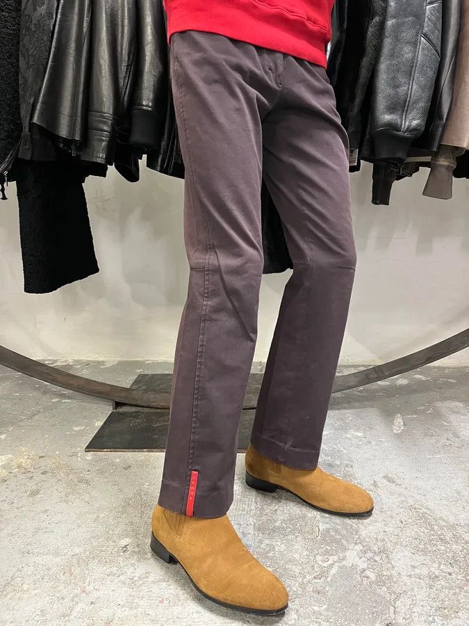 Prada 2000s Prada Linea Rossa Sport Brown Pants Size US 30 / EU 46 - 2 Thumbnail