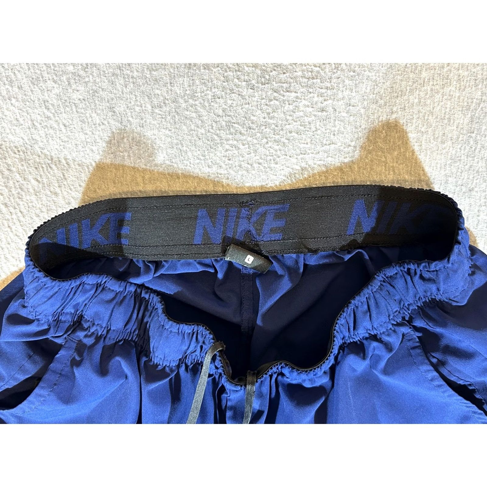 Nike Nike Shorts Mens Large Blue Dri Fit Athletic Running Gym Training Workout Size US 33 - 5 Thumbnail