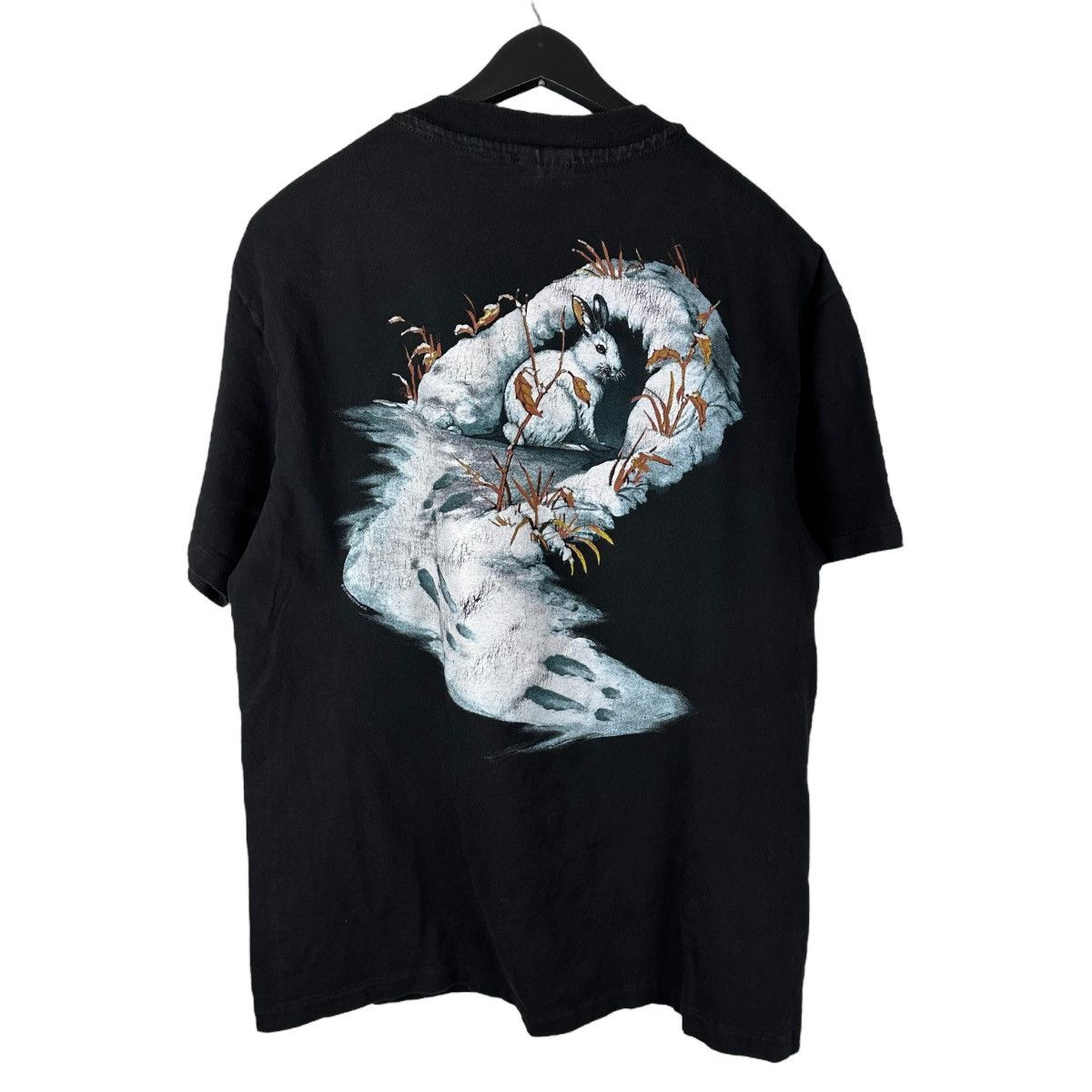 Vintage Vintage 90s Arctic Wolf Snow Bunny Nature Shirt Size US L / EU 52-54 / 3 - 2 Thumbnail