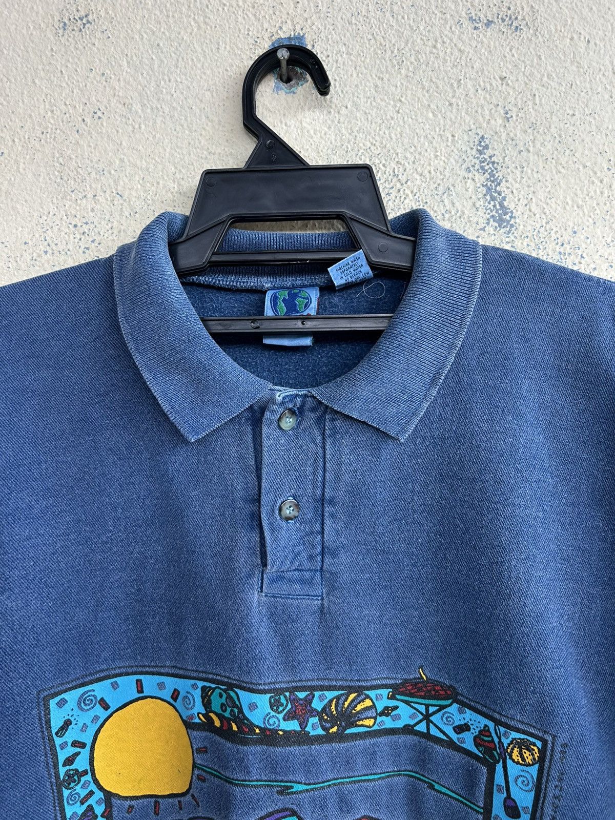 Habitat × Vintage × Wek Vintage Wek Fish Bake Sweatshirt Size US L / EU 52-54 / 3 - 5 Thumbnail