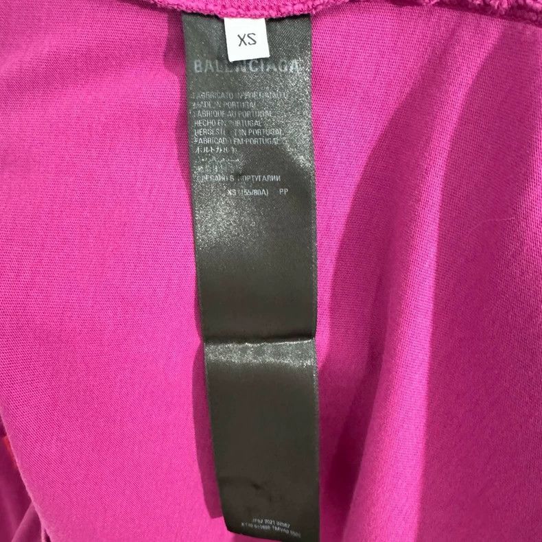 Balenciaga Balenciaga Rose Bat Short Sleeves Size US XS / EU 42 / 0 - 4 Thumbnail