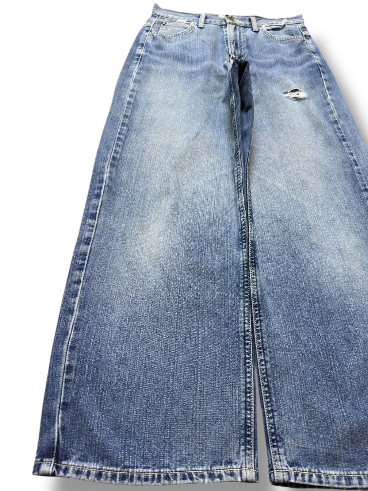 Lee Vintage Lee X Earth Music&Ecology Baggy WidenLeg Skate Denim Size US 29 - 3 Thumbnail