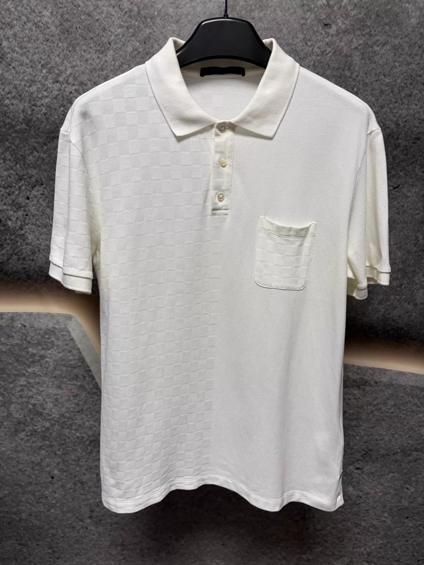 Louis Vuitton LV checkered Polo shirt men's XL Size US XL / EU 56 / 4 - 1 Thumbnail