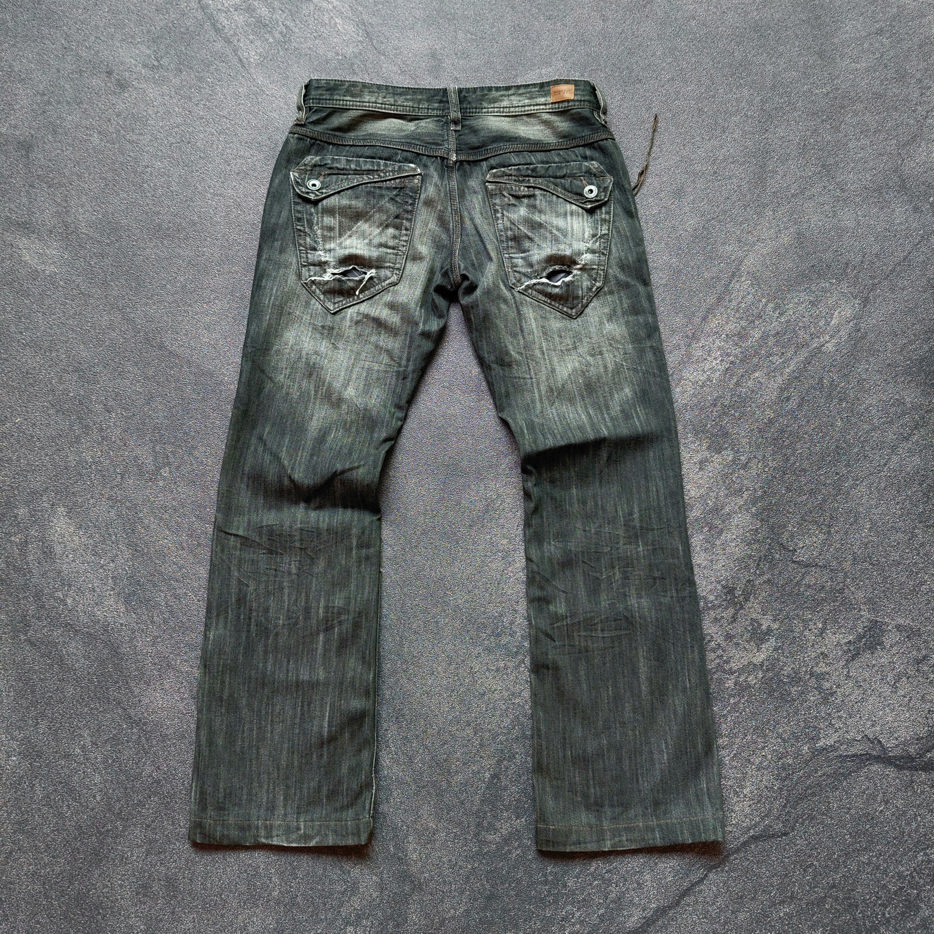 Nicole Club Nicole Club For Men Distresed Denim Pants Size US 30 / EU 46 - 2 Thumbnail