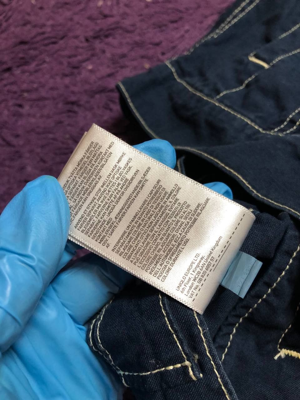 JW Anderson × Uniqlo UNIQLO JW Anderson Padded JEANS Jacket in Navy Blue Size XS / US 0-2 / IT 36-38 - 4 Thumbnail
