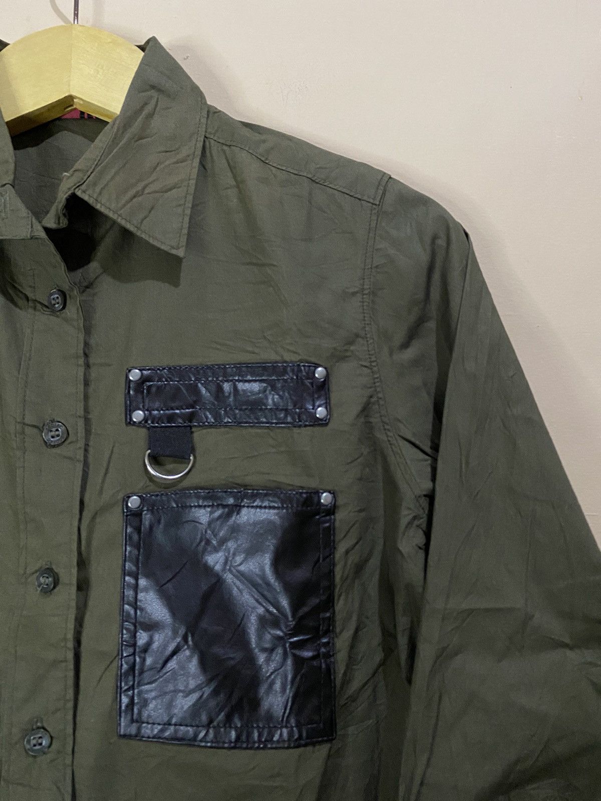If Six Was Nine Y2K Zodiac Bondage Japan Punk Style Button Shirt Size M / US 6-8 / IT 42-44 - 4 Thumbnail