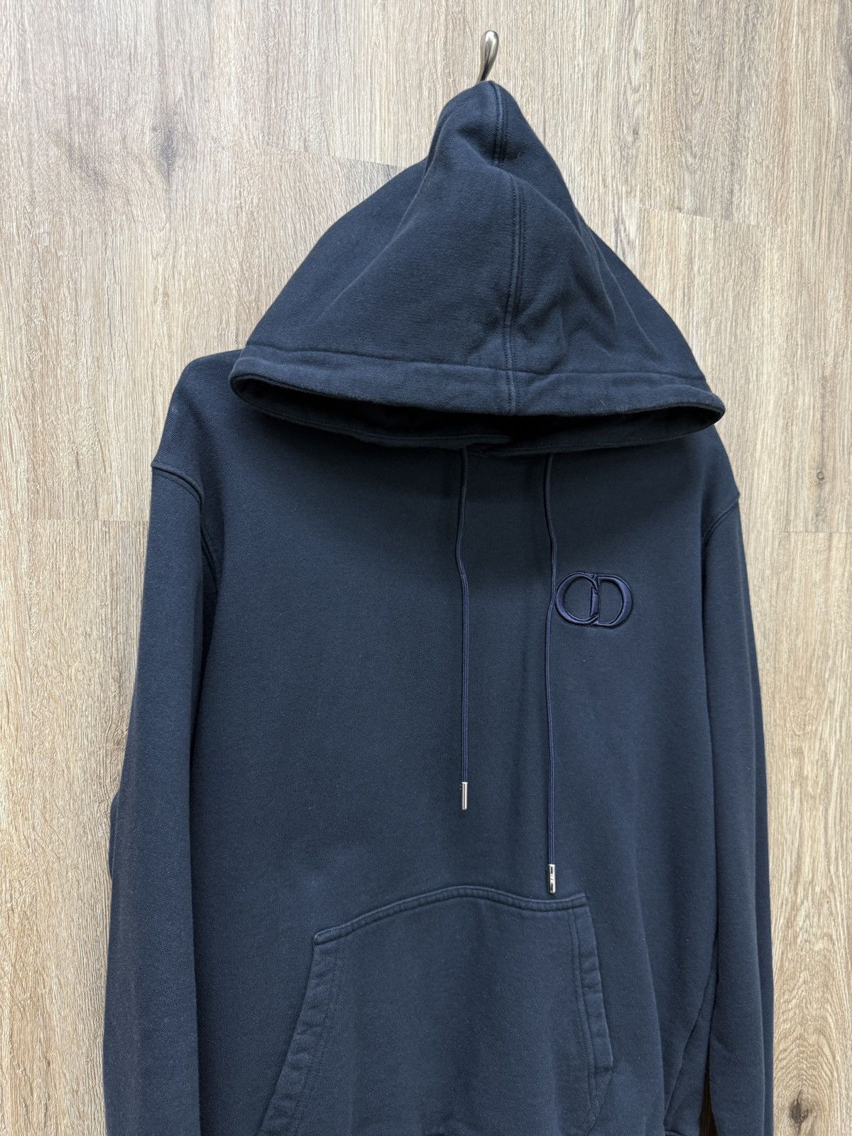 Dior Christian Dior Cd blue hoodie Size US XL / EU 56 / 4 - 2 Thumbnail