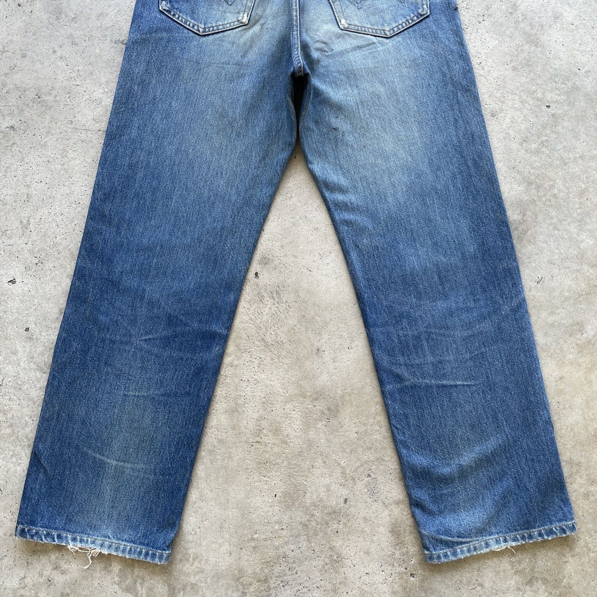 Edwin × Jean × Vintage W29x28💥 Vintage Edwin Mud Wash Faded Jeans Denim Pants Size US 29 - 11 Thumbnail
