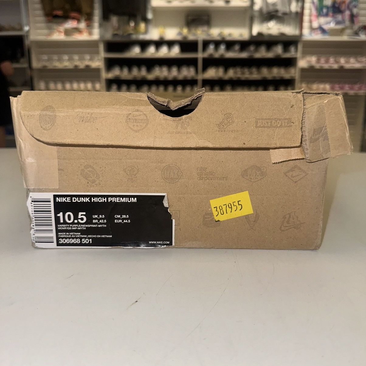 Nike Nike Dunk High SB Premium Earthquake Size 10.5 US Purple Size US 10.5 / EU 43-44 - 7 Thumbnail