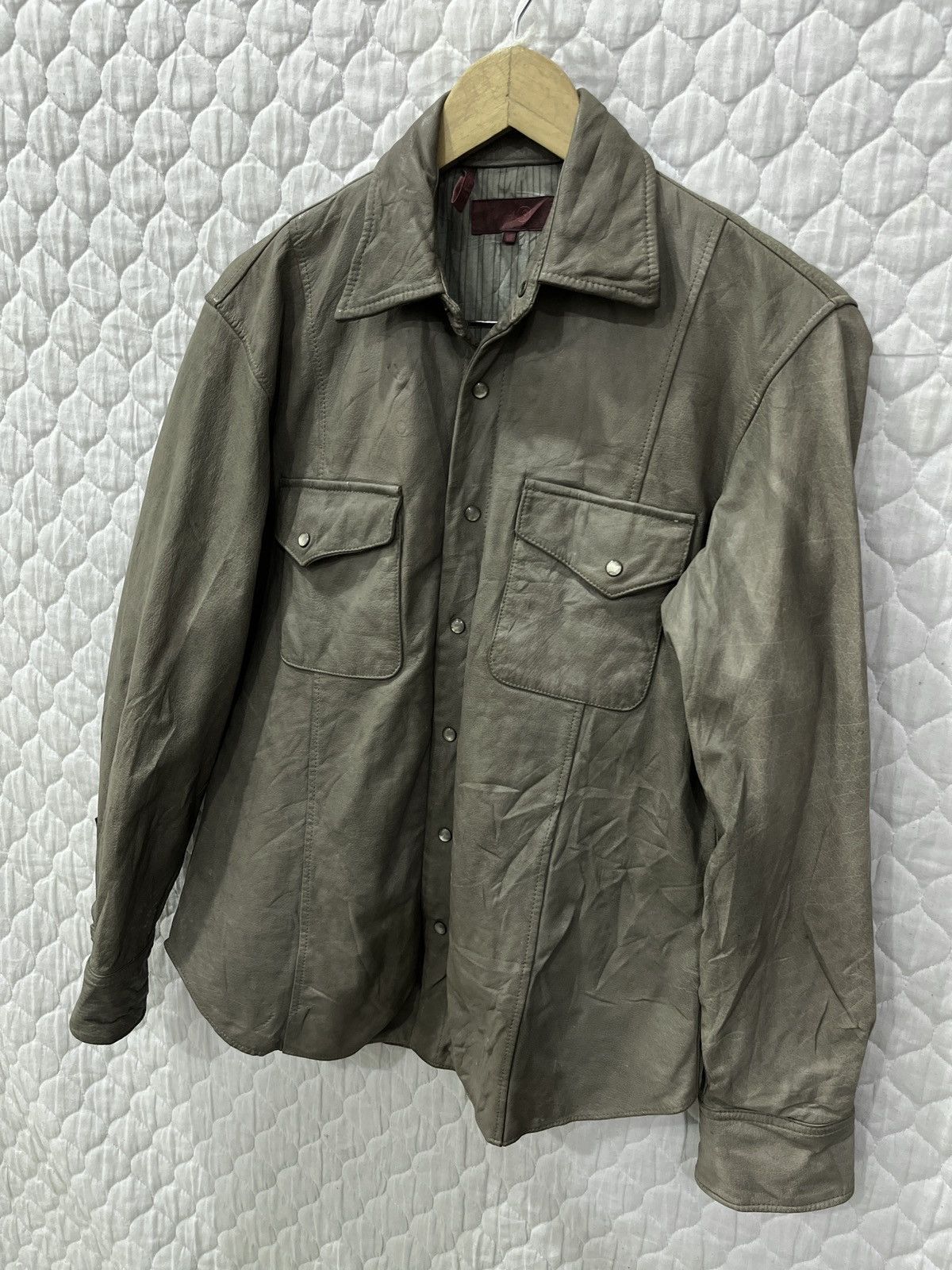 Genuine Leather 🔥🔥🔥ARCHIVE WHOLE 9 JACKET SHIRTS LEATHER Size S / US 4 / IT 40 - 2 Thumbnail