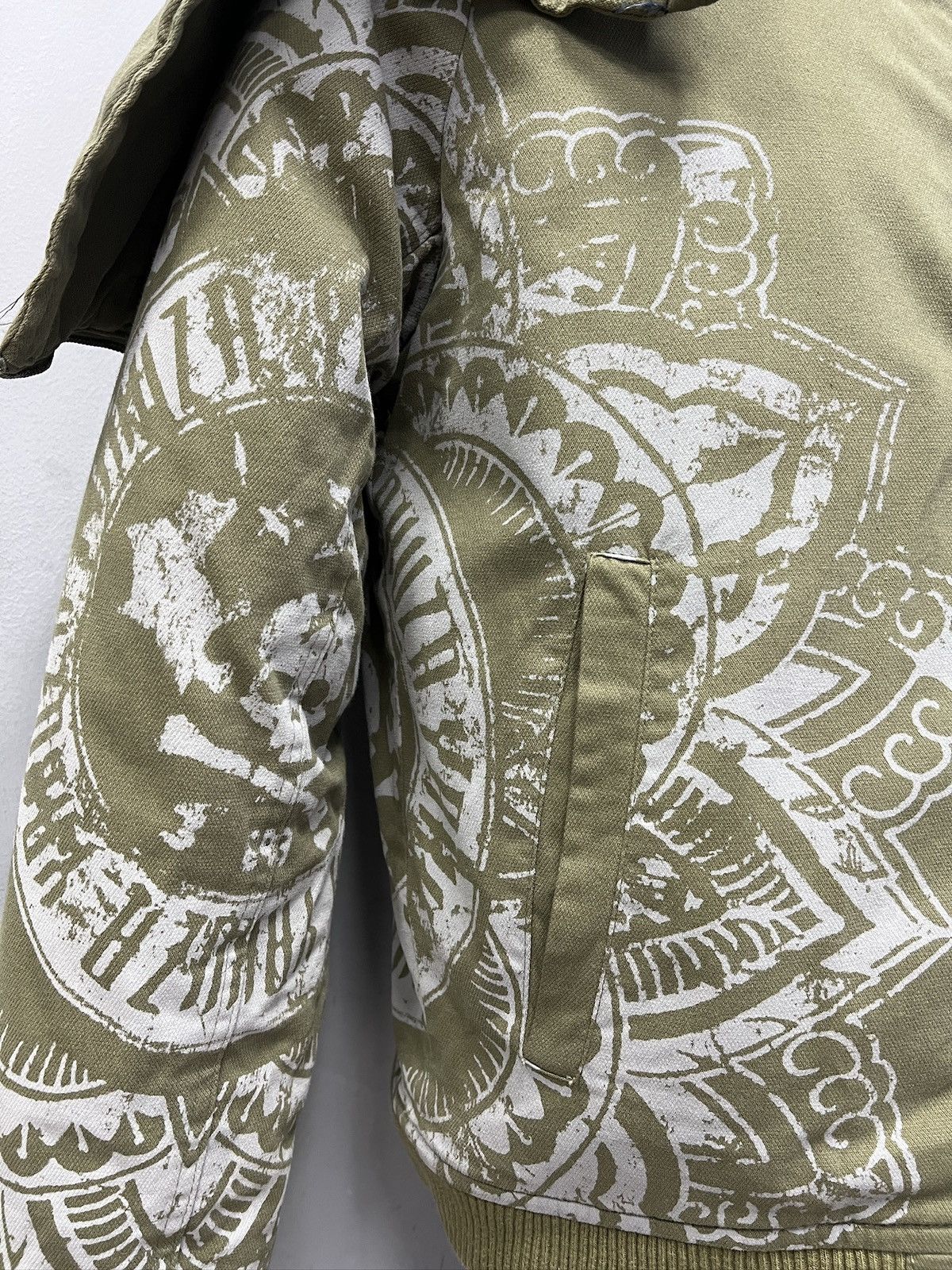 Hysteric Glamour Printed Junya watanabe canvas bomber jacket japanese y2k Size US M / EU 48-50 / 2 - 4 Thumbnail