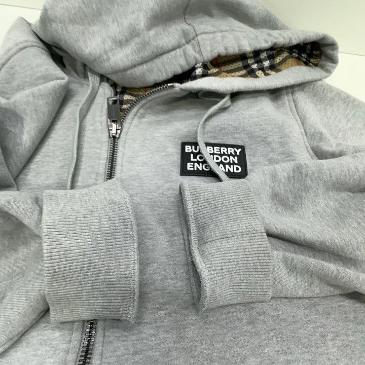 Burberry Burberry Burberry Gray Logo Casual Hoodie-2507 Size US M / EU 48-50 / 2 - 8 Thumbnail