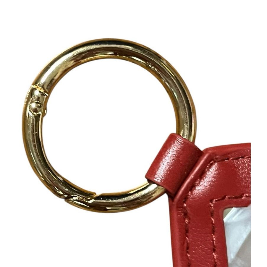 Yves Saint Laurent Yves St Laurent Mirror Keychain Red Gold Logo Compact Mirror Size ONE SIZE - 4 Thumbnail