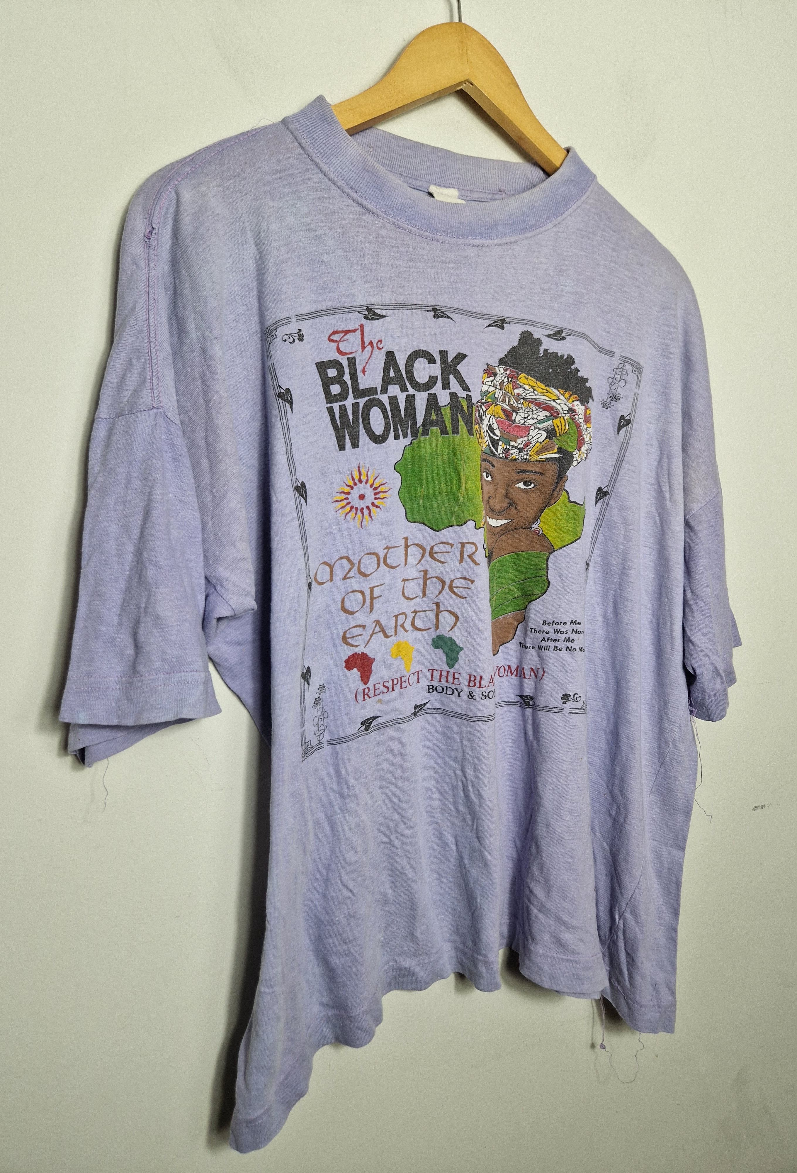 Vintage Vintage Black Lives Matter Africa black woman tee 90s Size L / US 10 / IT 46 - 5 Thumbnail