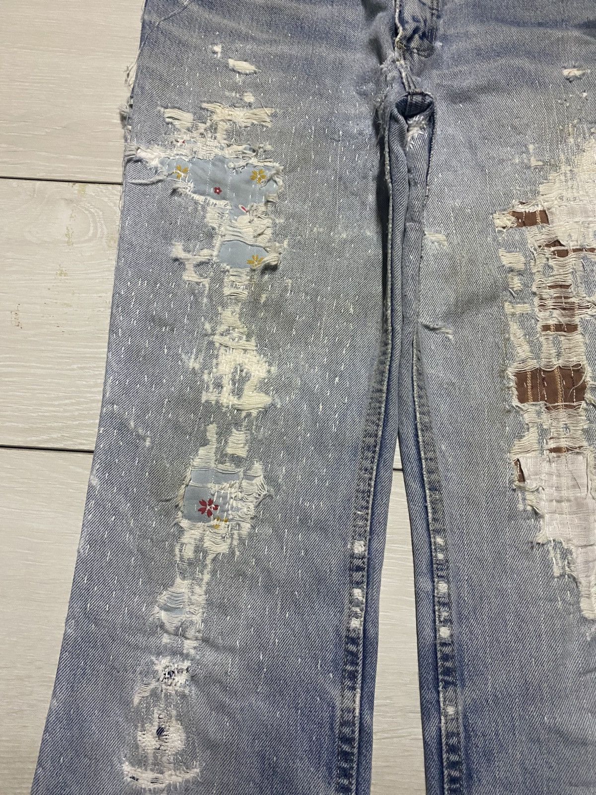 Wrangler Wrangler Destroy Trash Flare Jeans Size US 29 - 7 Thumbnail