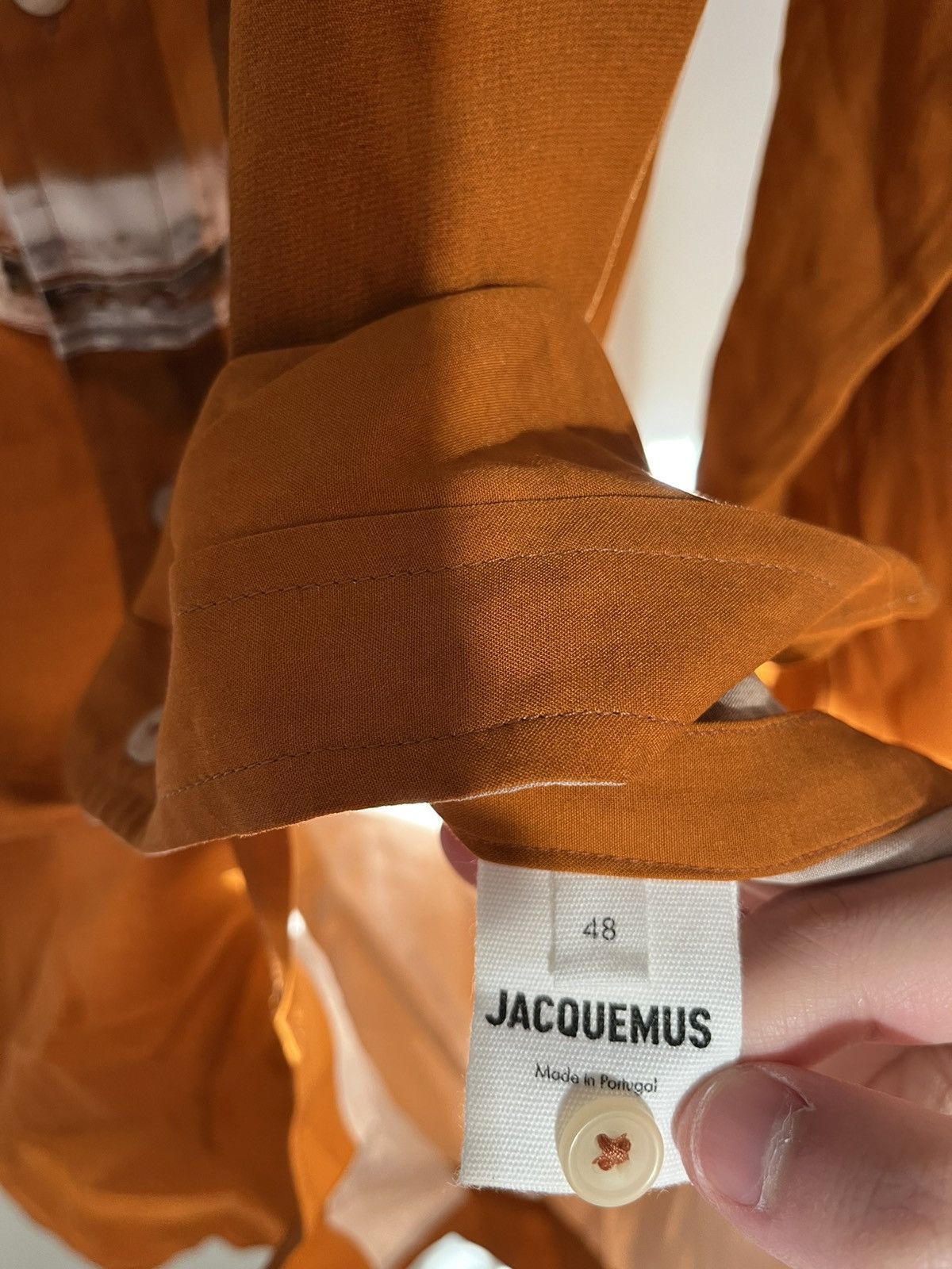 Jacquemus Jacqumeus citrus l splash orange glass printed graphic shirt Size US M / EU 48-50 / 2 - 6 Thumbnail