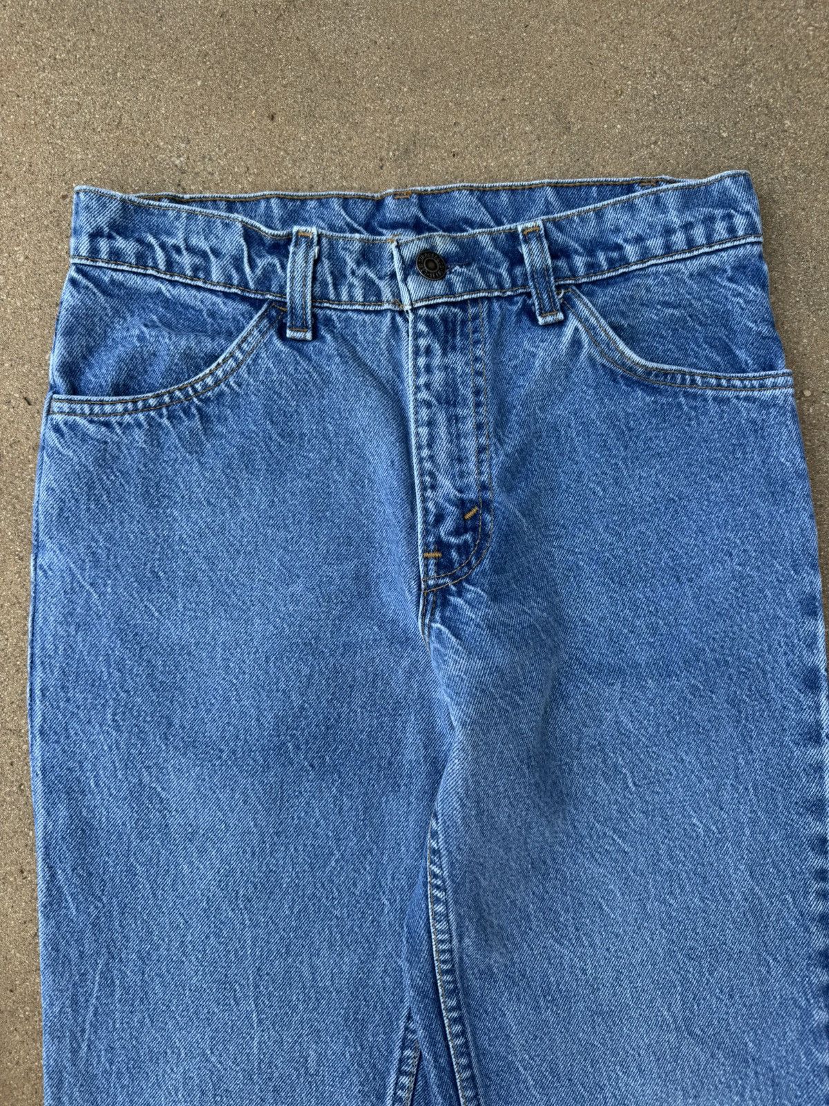 Levi's × Vintage Vtg 80’s Levi’s 684 Orange Tab Bellbottom Flare Jeans 29x33 Size US 29 - 4 Thumbnail