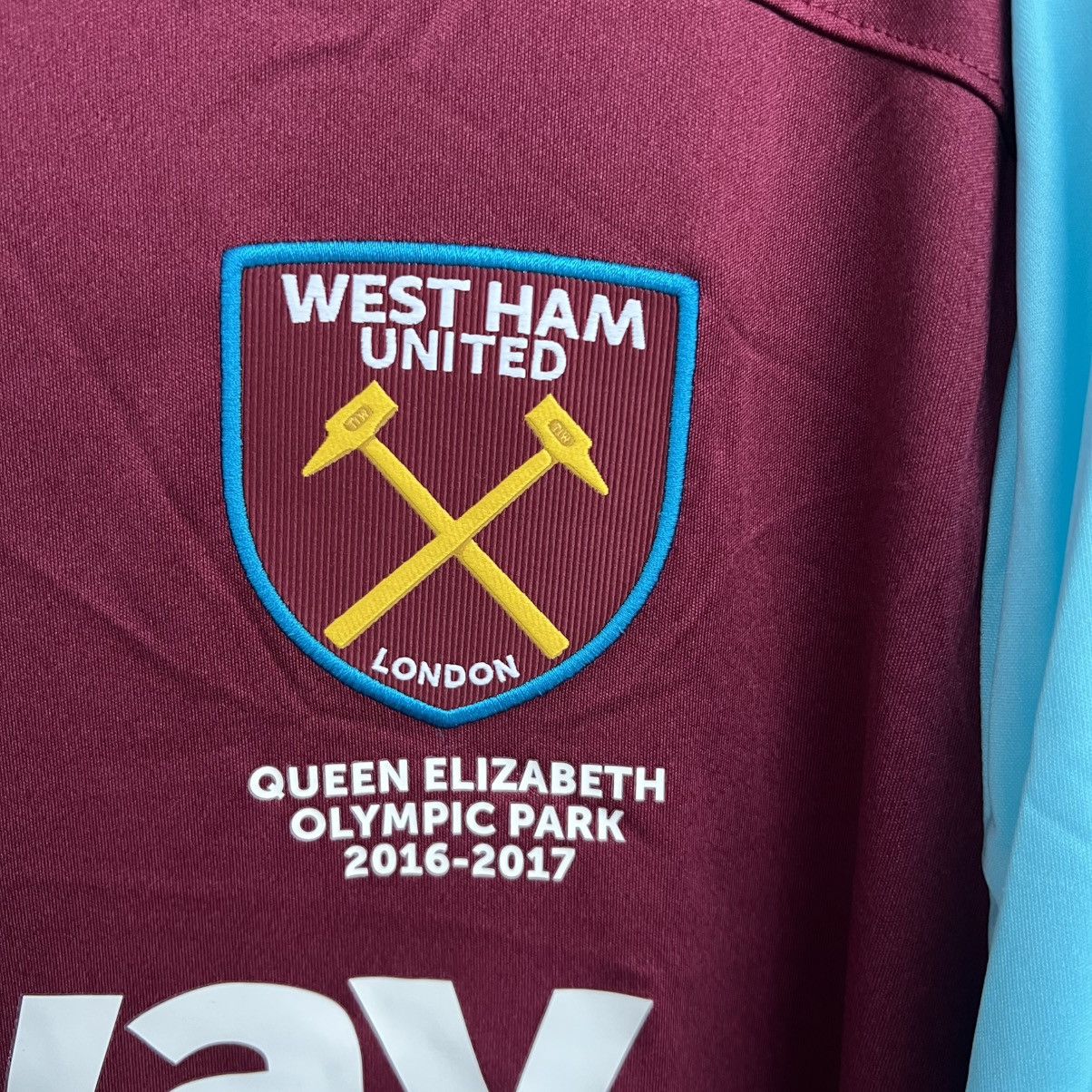 Umbro WEST HAM UNITED FC 2016 2017 HOME SHIRT UMBRO JERSEY SOCCER Size US XXL / EU 58 / 5 - 3 Thumbnail