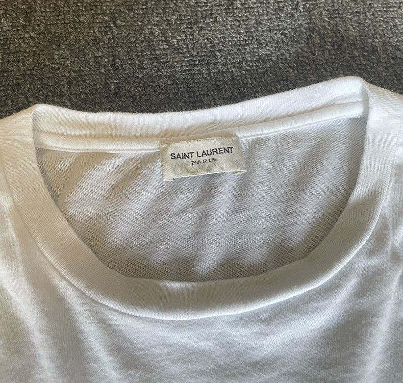 Saint Laurent Paris Saint Laurent Paris Pure white short sleeves 2505-Nextarrow Size US XS / EU 42 / 0 - 3 Thumbnail