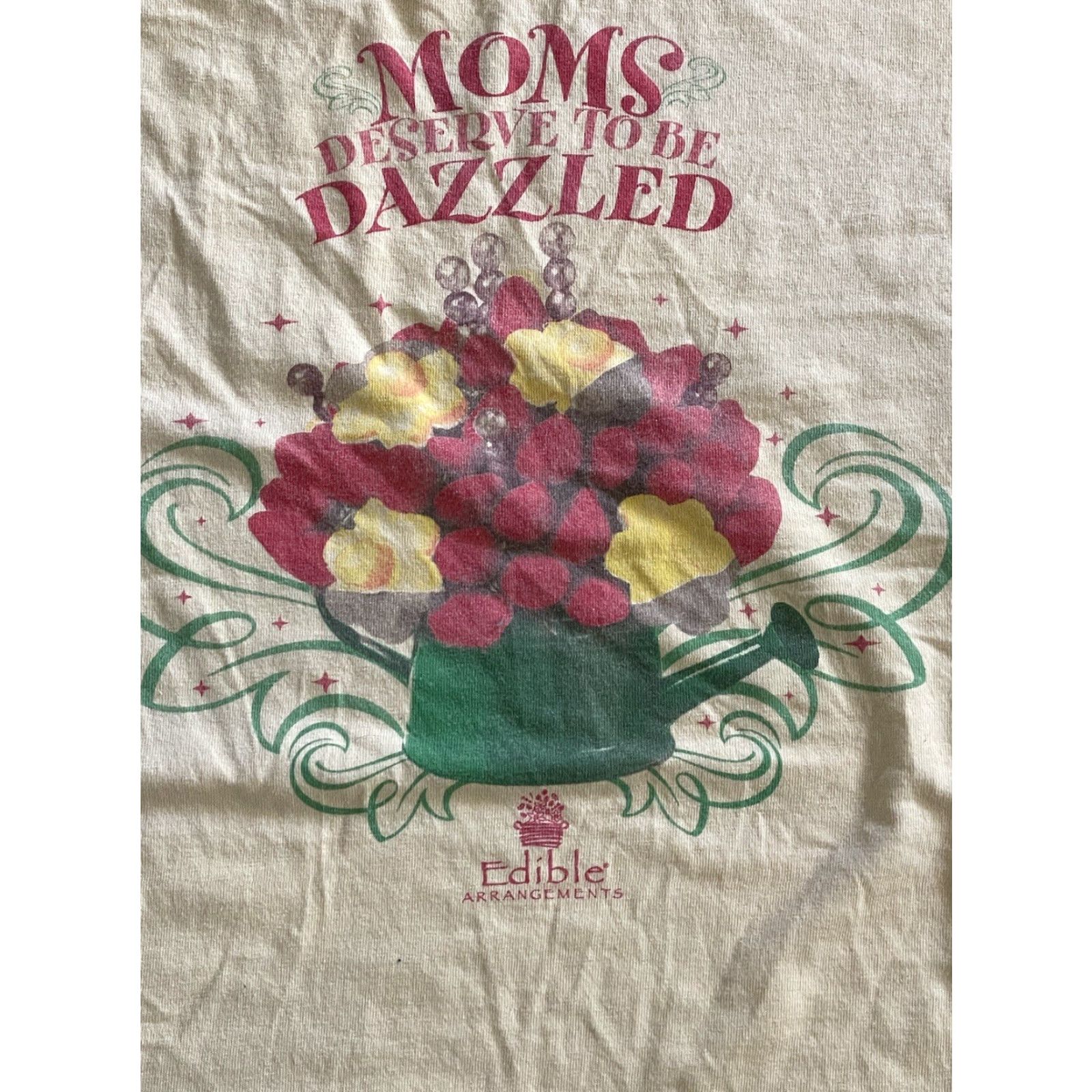 Vintage Edible Arrangements T-Shirt Mens Mom Yellow Large Size US L / EU 52-54 / 3 - 4 Thumbnail