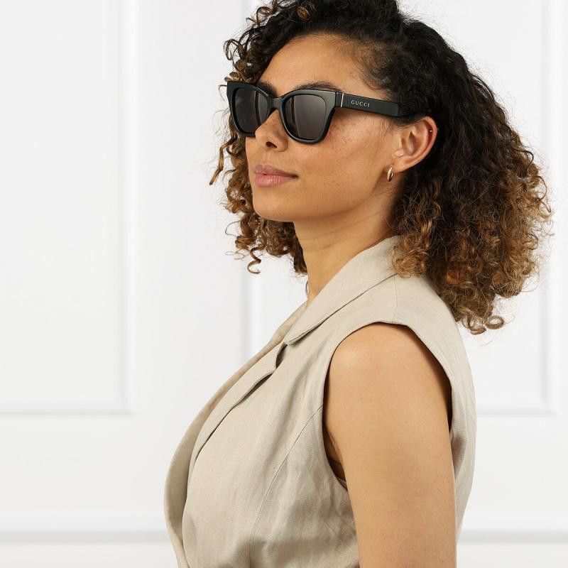 Gucci NEW Gucci GG1133S 001 Black Grey Cat Eye Women Sunglasses Size ONE SIZE - 9 Thumbnail