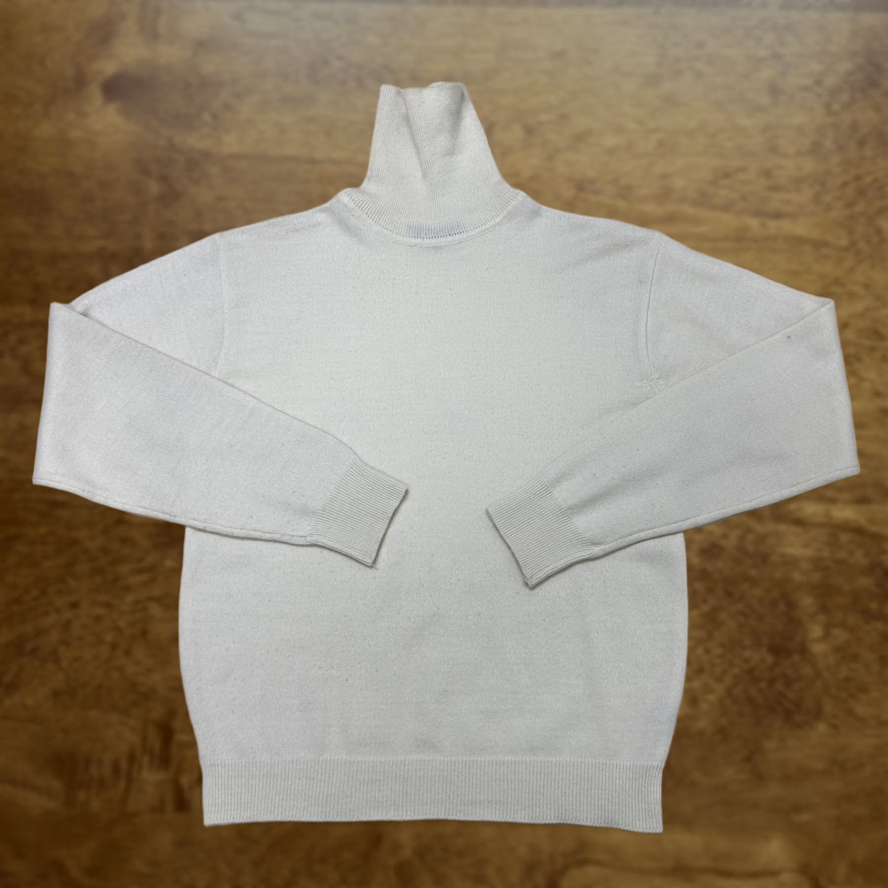 Arrow VINTAGE Arrow Sweater Men M White Turtleneck Tight-Knit Pullover Casual Size US M / EU 48-50 / 2 - 1 Thumbnail