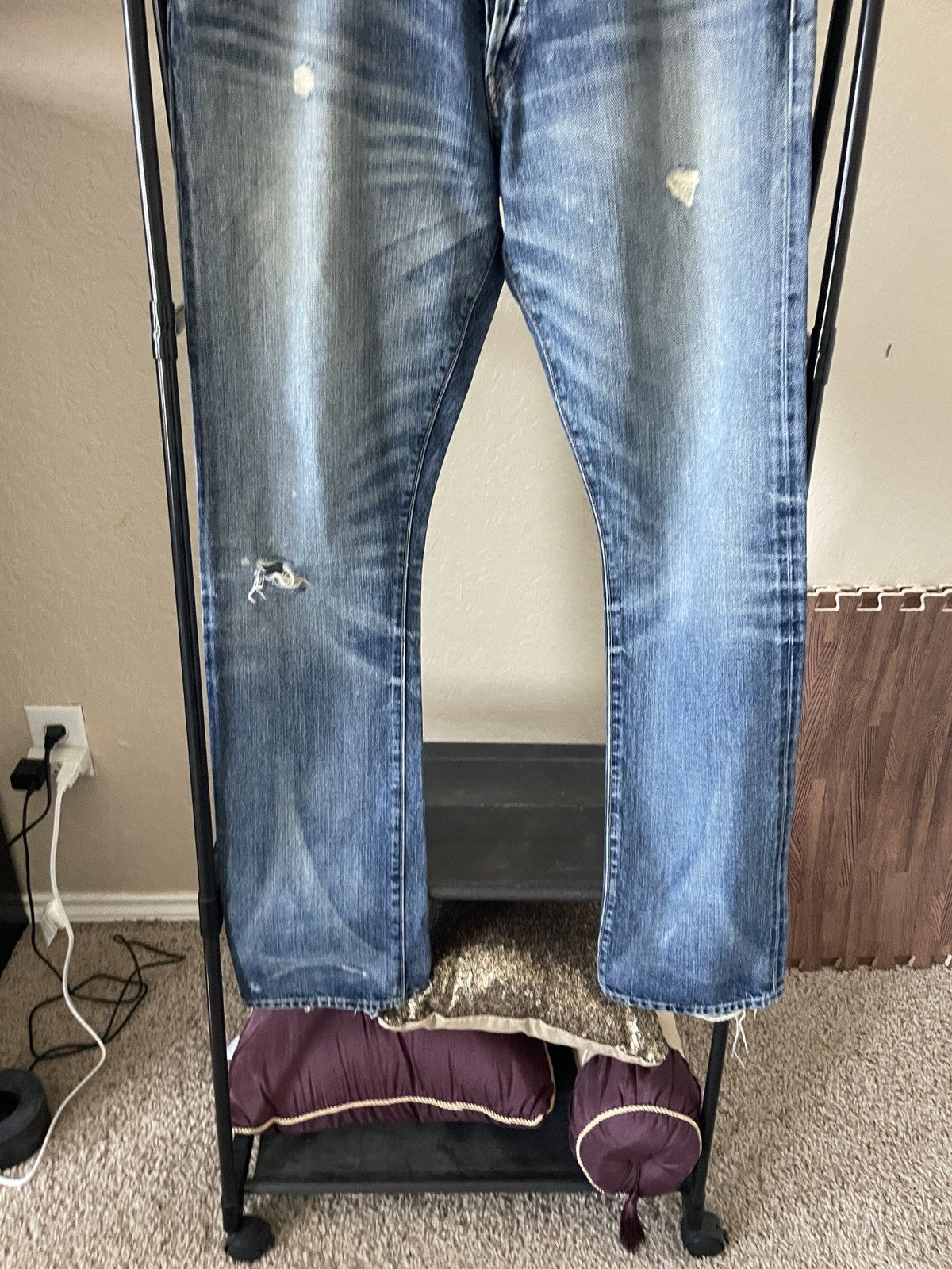 Polo Ralph Lauren 625 Varick Slim fit Button Fly jeans Size US 37 - 3 Thumbnail