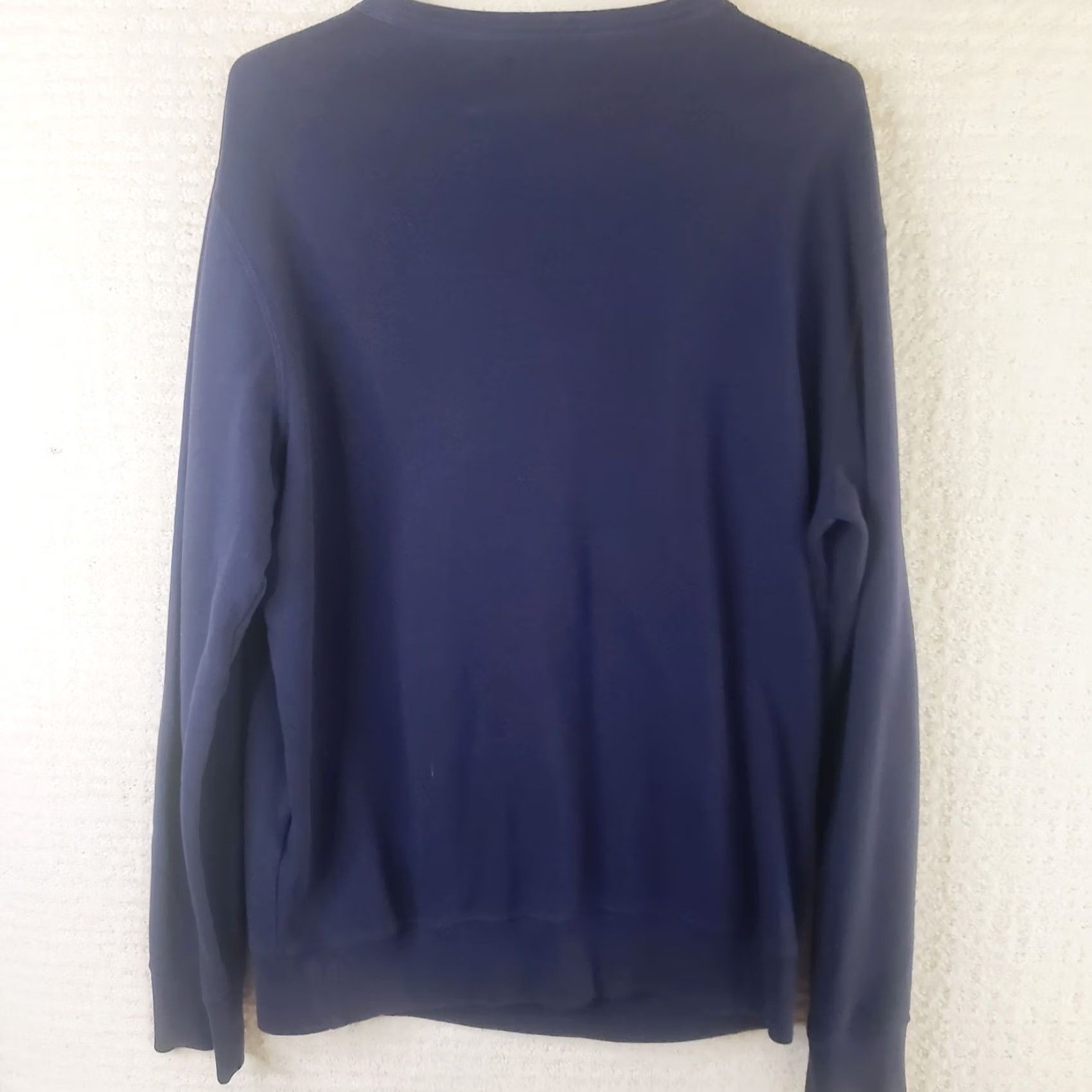 Polo Ralph Lauren Polo Ralph Lauren Sweatshirt Mens L Navy Blue Cotton Poly Pony Logo Super Comfy Size US L / EU 52-54 / 3 - 6 Thumbnail