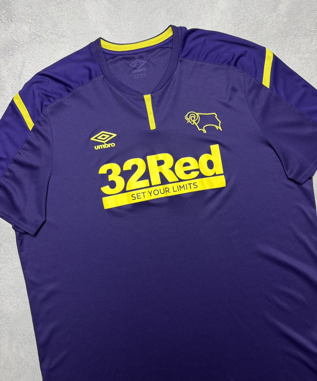 Umbro Derby County 2021 2022 Third Shirt Soccer Jersey Umbro Size US XXL / EU 58 / 5 - 3 Thumbnail