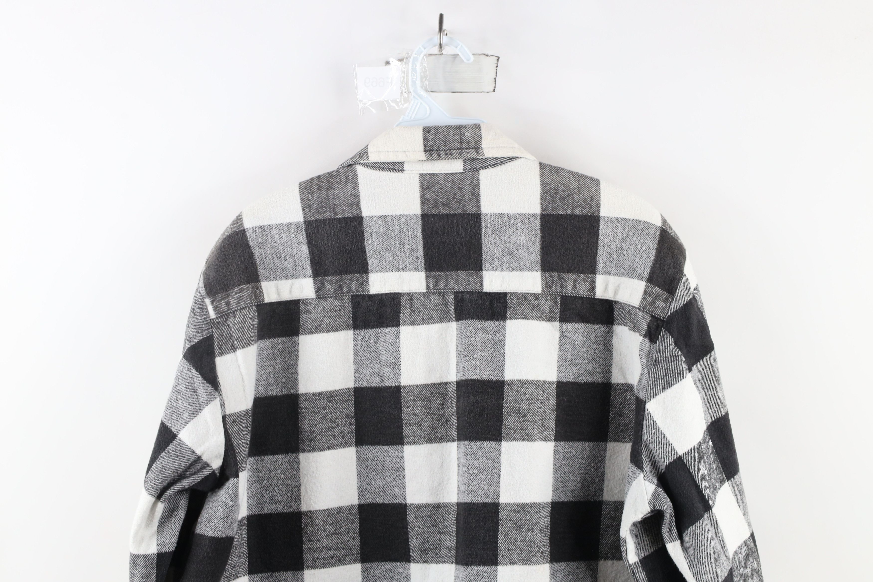 Dickies × Vintage Vintage 90s Dickies Heavyweight Flannel Button Shirt Plaid Size US L / EU 52-54 / 3 - 14 Thumbnail