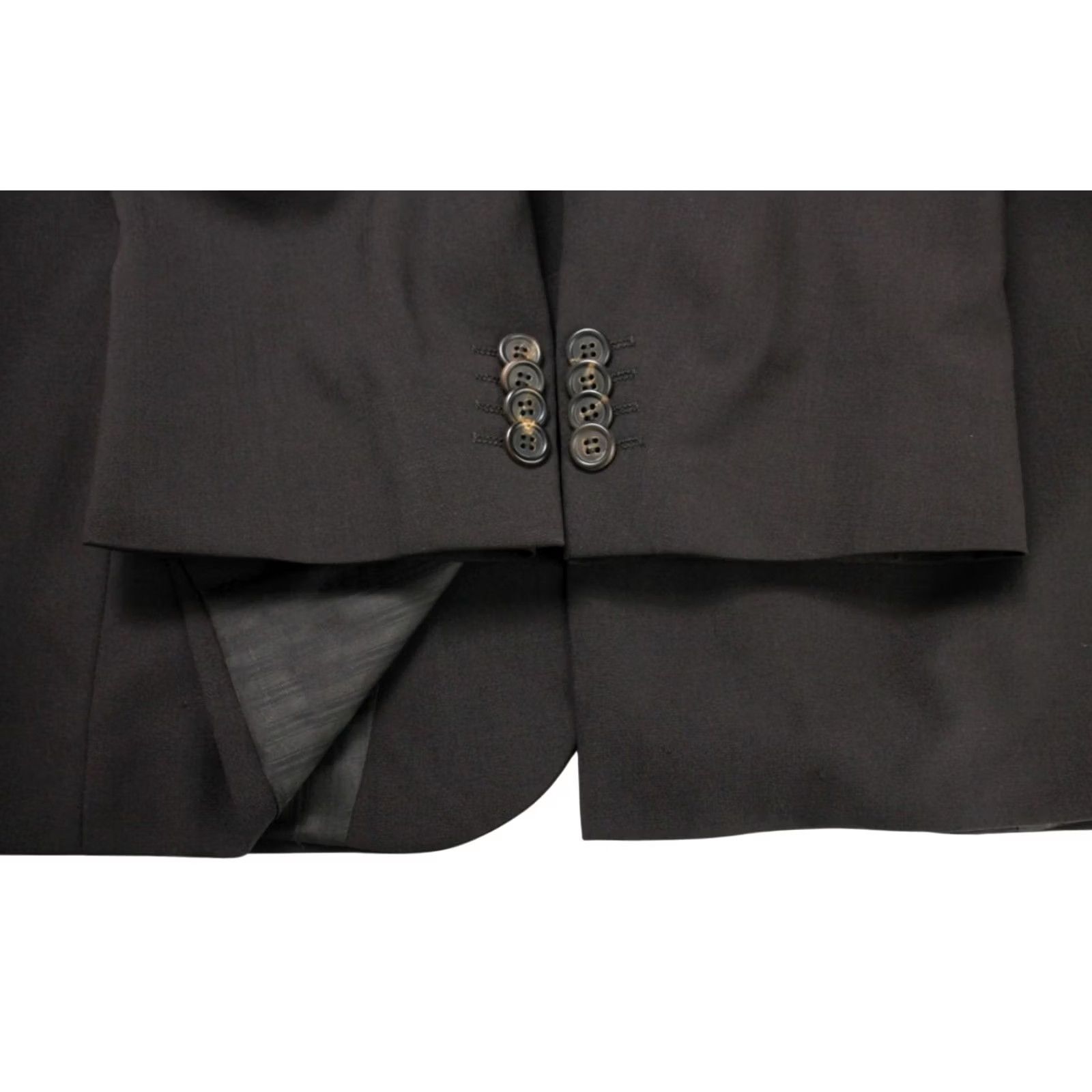 Hugo Boss HUGO BOSS Blazer Men US 44 Formal Single Breasted Lined Single Vented Brown Notch Collar Button Cuffs Size 44R - 6 Thumbnail