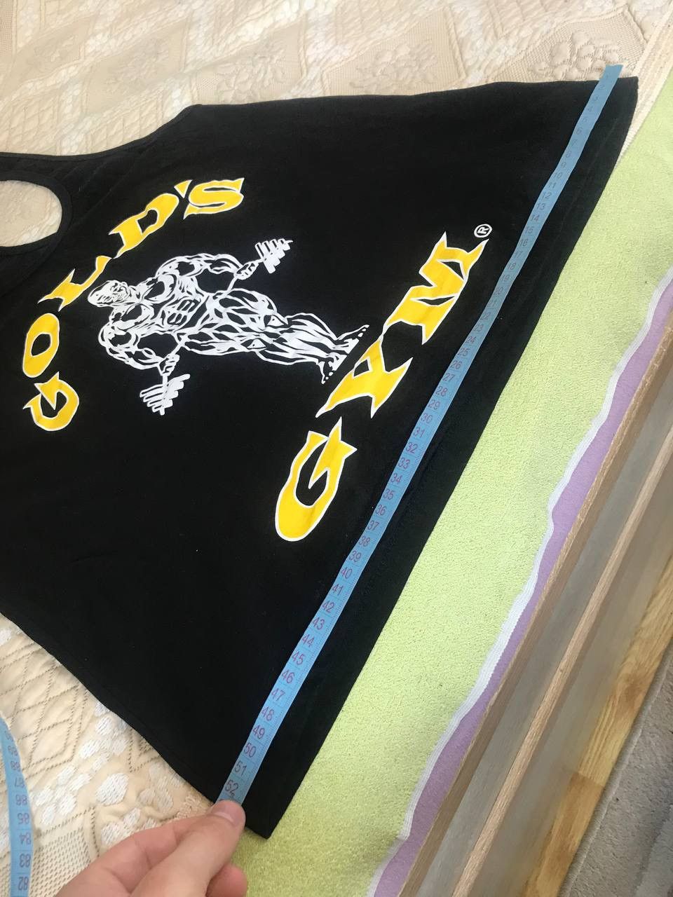 Vintage 🔥 Vintage Golds Gym Tank Top T Shirt USA Logo Sport Chief Size US L / EU 52-54 / 3 - 6 Thumbnail