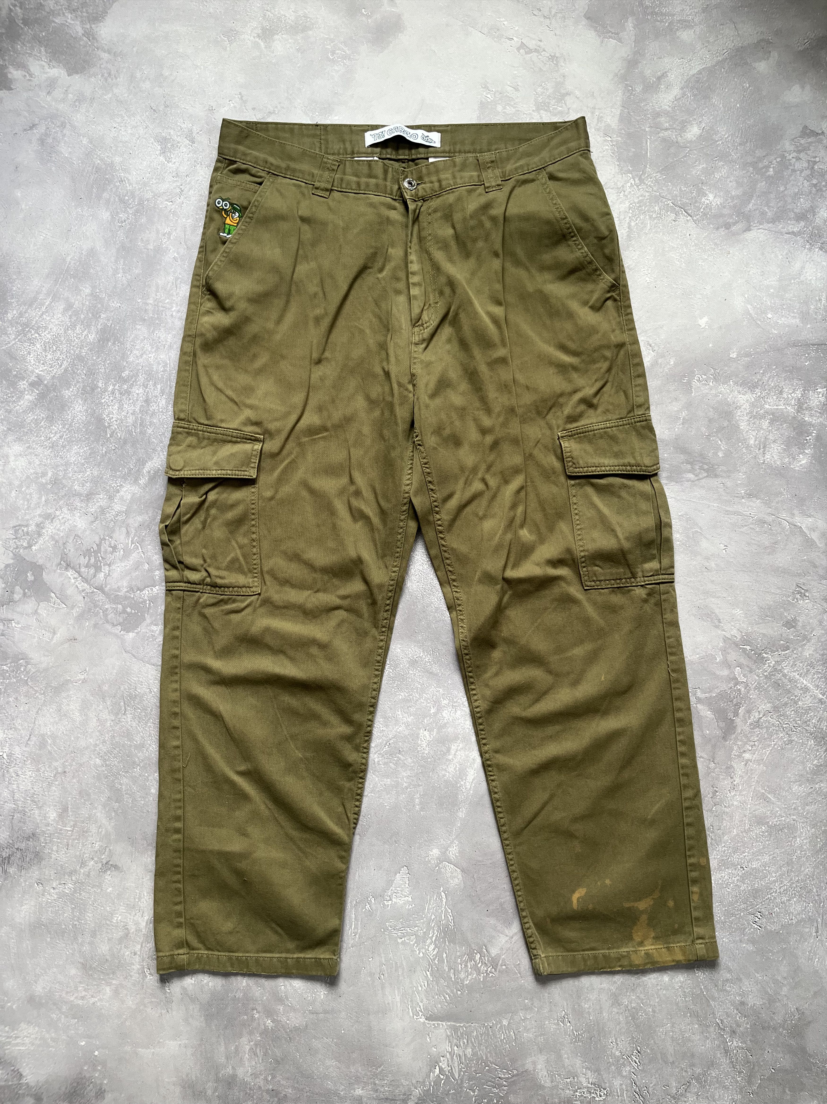 Polar Skate Co. Polar Skate Company 93 Cargo Pants Khaki Green Jeans Size US 34 / EU 50 - 2 Thumbnail