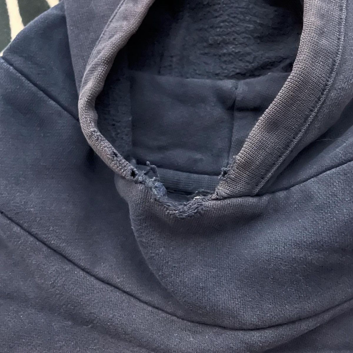Vintage Nike Vintage Hoodie Big Logo Avant Garde Washed Boxy Japanes Size US L / EU 52-54 / 3 - 5 Thumbnail